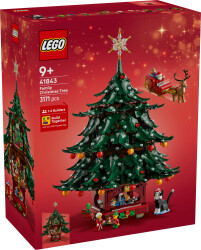 مجموعه ساختنی و دکوری درخت کریسمس خانوادگی لگو LEGO آیکونیک مدل 41843، ۳۱۷۱ قطعه، حداقل سن ۹ سال