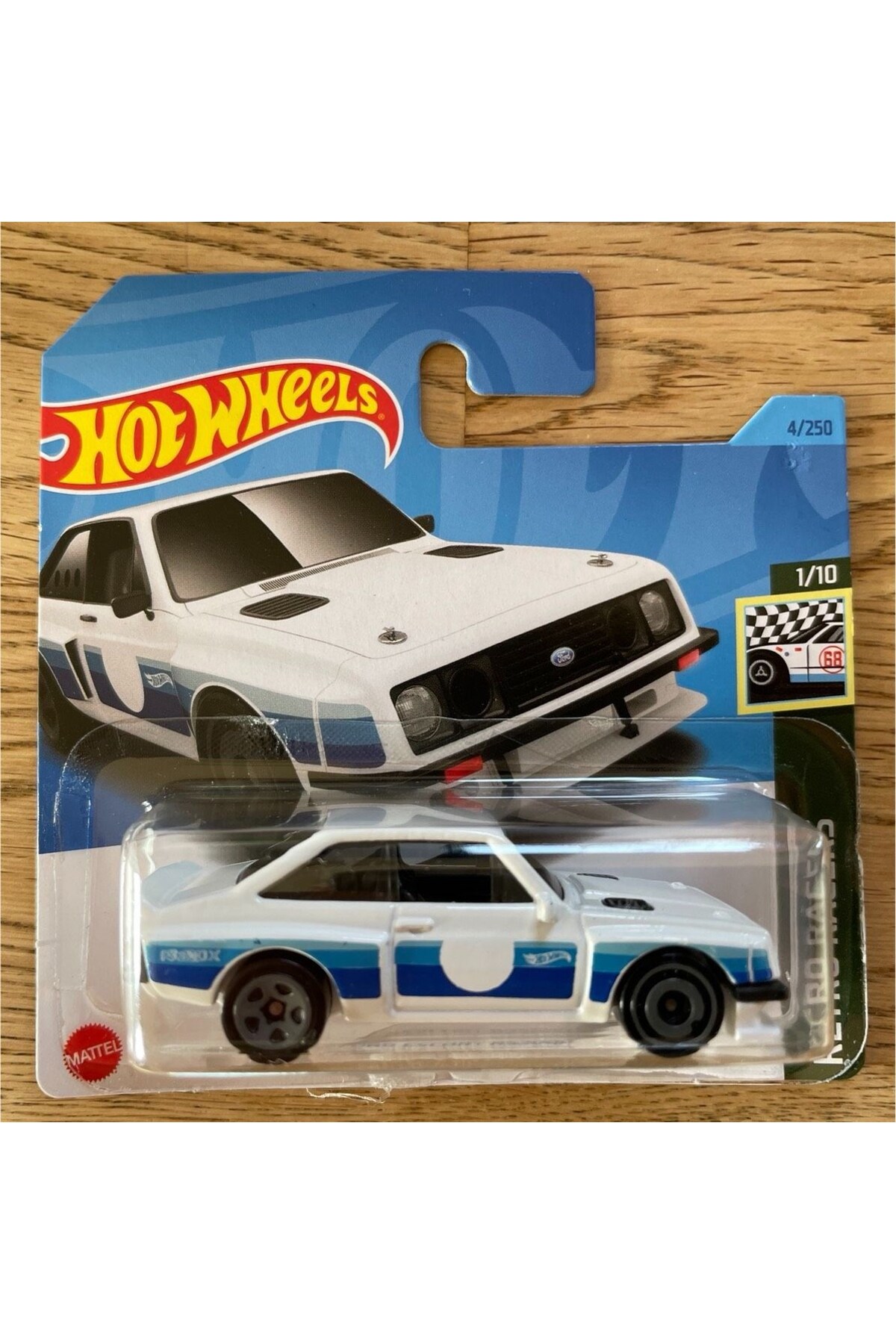 ماشین اسباب بازی FORD ESCORT RS2000 RACING CARS HKG25 هات ویلز اورجینال HOT WHEELS