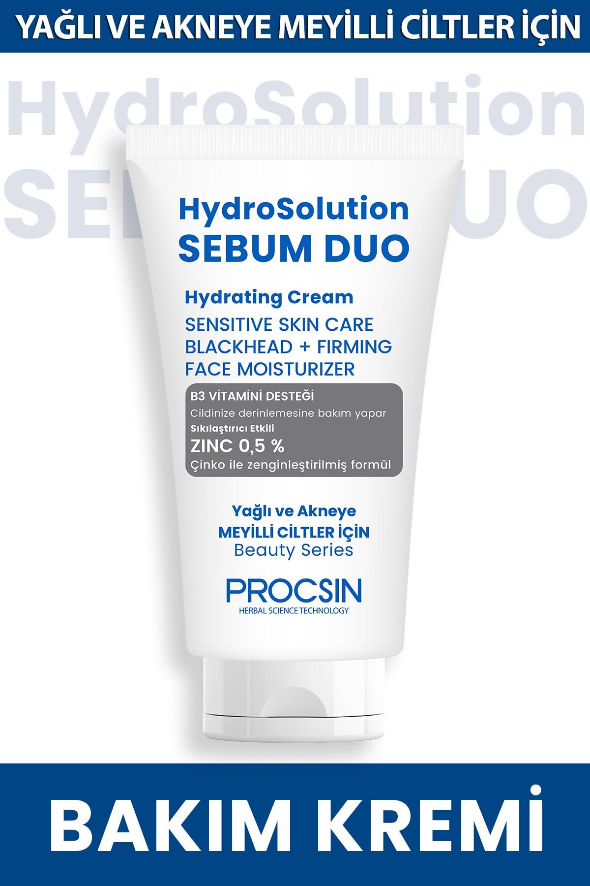 کرم بدن HYDROSOLUTIONS 0.2 ٪ مرطوب کننده فشرده BHA 50 میل PROCSIN