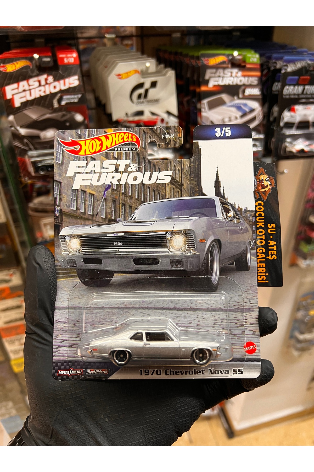 ماشین اسباب بازی شورلت نوا SS 1970 سریع و خشن HOT WHEELS