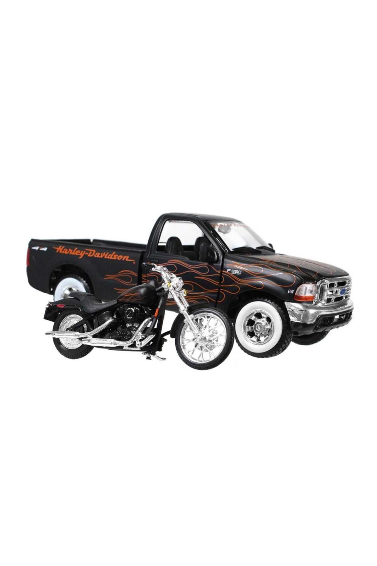 مدل خودرو MAISTO 1:27 1999 FORD F 350 SUPER DUTY PICKUP اورجینال NW NessiWorld