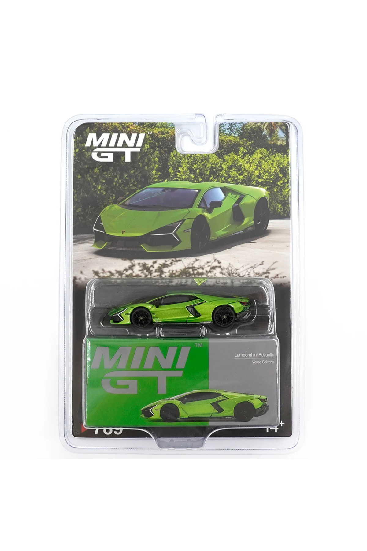 ماشین اسباب بازی 1:64 LAMBORGHINI REVUELTO VERDE SELVANS DIECAST CAR MODEL MGT00789 mini gt
