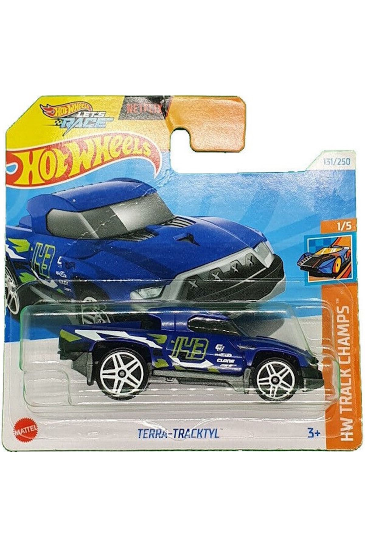 ماشین اسباب بازی TERRA TRACKTYL HTD48 2024 هات ویلز اورجینال HOT WHEELS