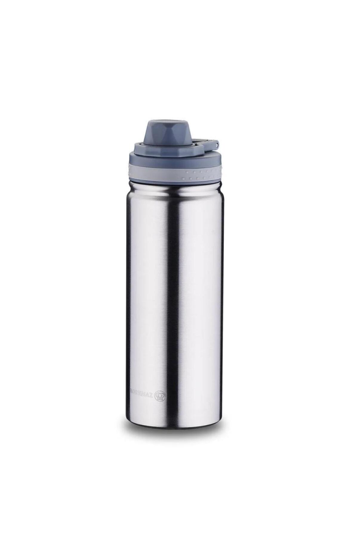 فلاسک قمقمه اسپرت A742 ESSENTIALS 530 ML INOX اورجینال KORKMAZ