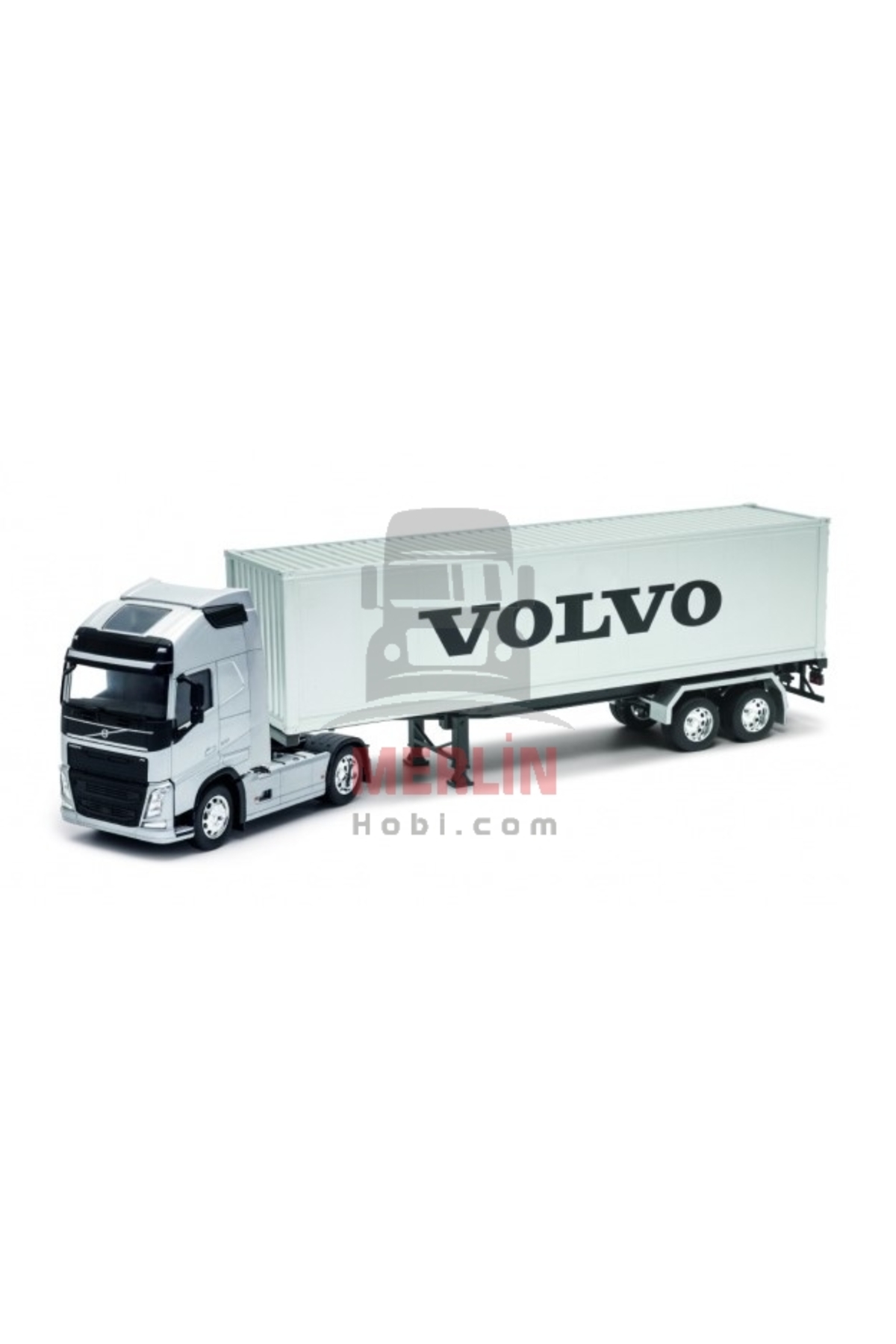 مدل خودرو 1 32 VOLVO FH4 ​​4X2 و WELLY TRAILER TRACTOR اورجینال WELLY