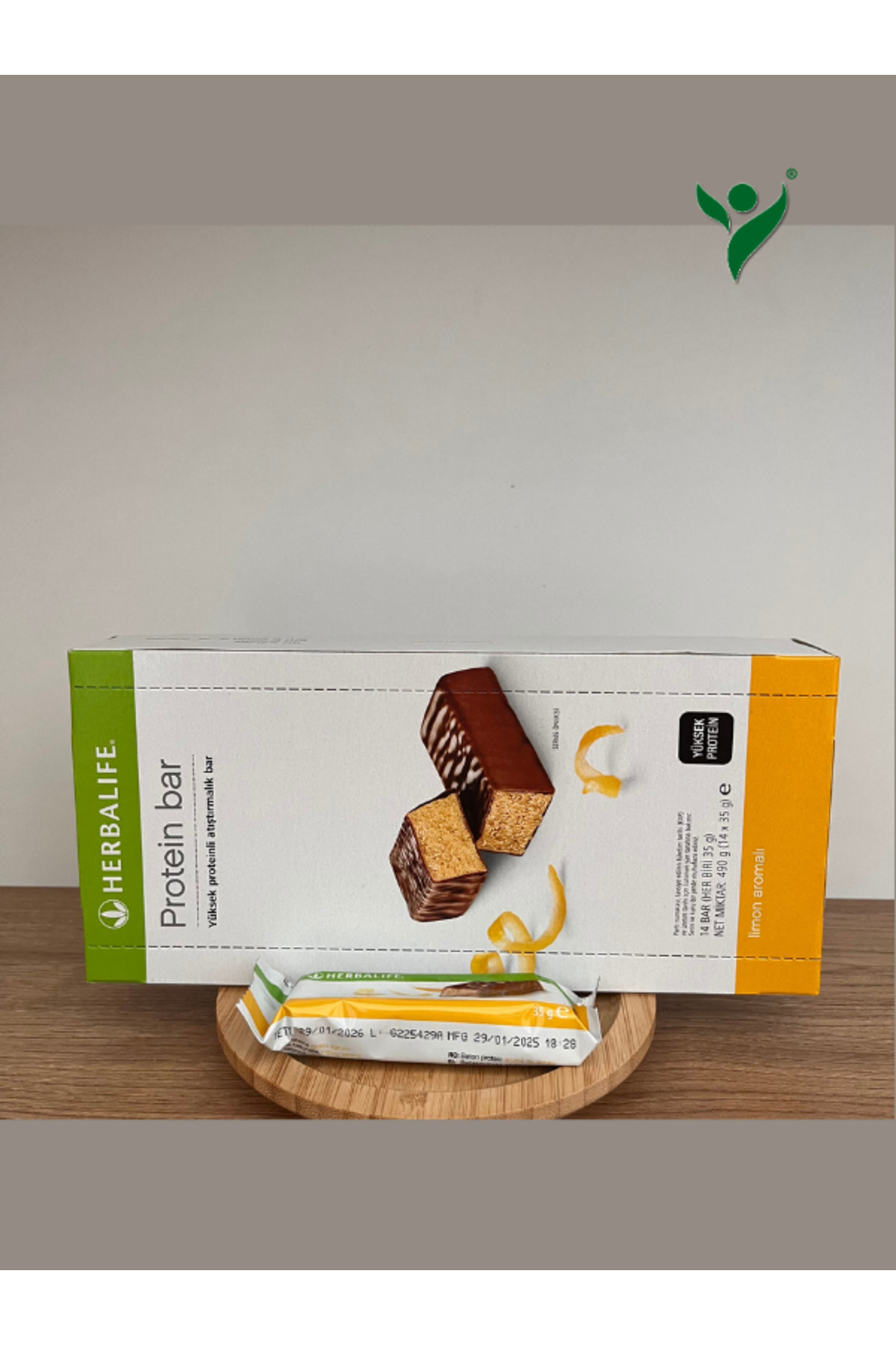 پروتئین بار نوار پروتئینی با طعم لیمو 14 عدد اورجینال Herbalife