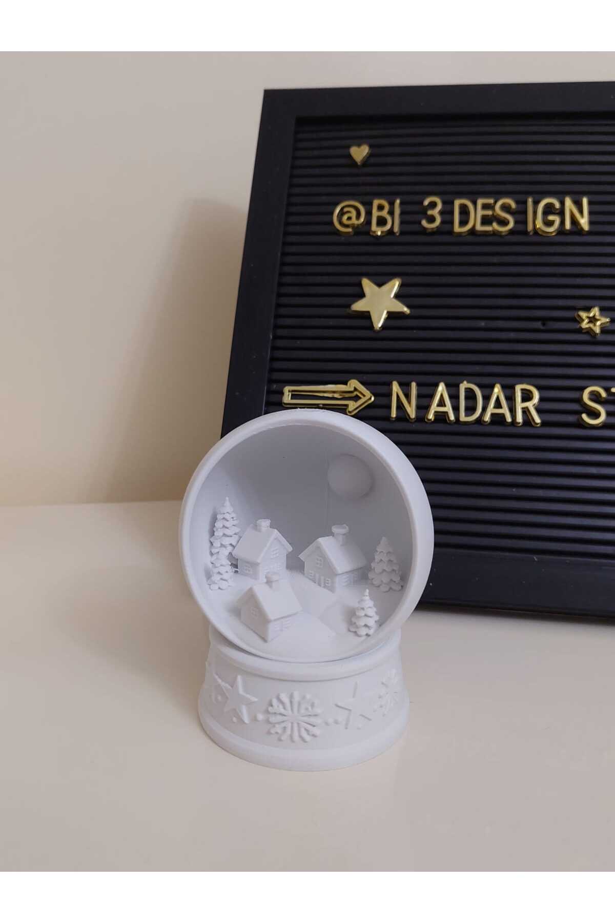 گوی برفی تم خانه زمستانی SNOW GLOBE از ترکیه NadarStudio