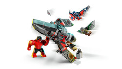 مجموعه ساختنی لگو LEGO مارول Marvel مدل 76292، جت کاپیتان آمریکا و رد هالک، ۲۲۳ قطعه