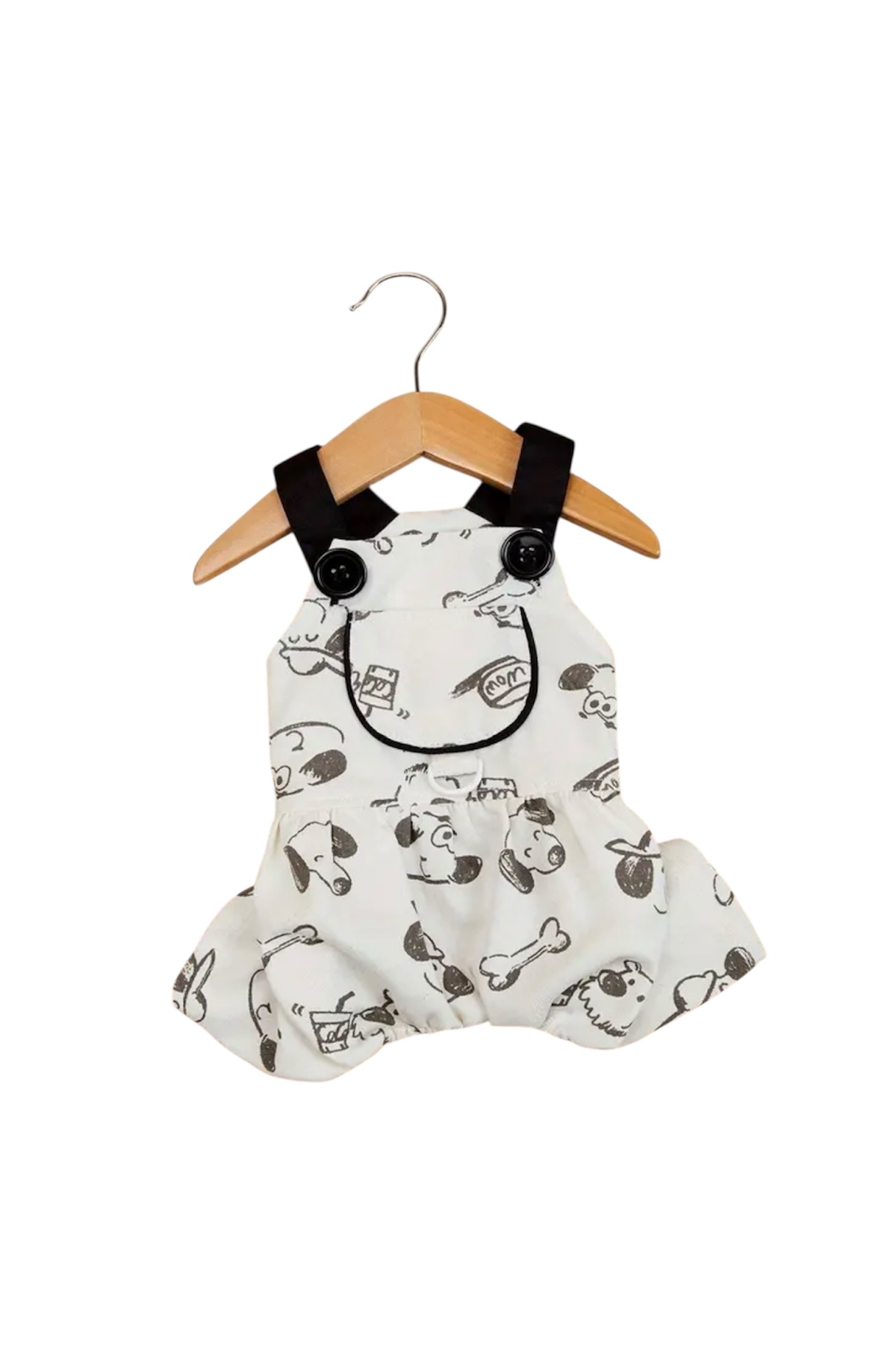 سرهمی سگ پاو بوتیک Paw Butik، پنبه‌ای و سفید