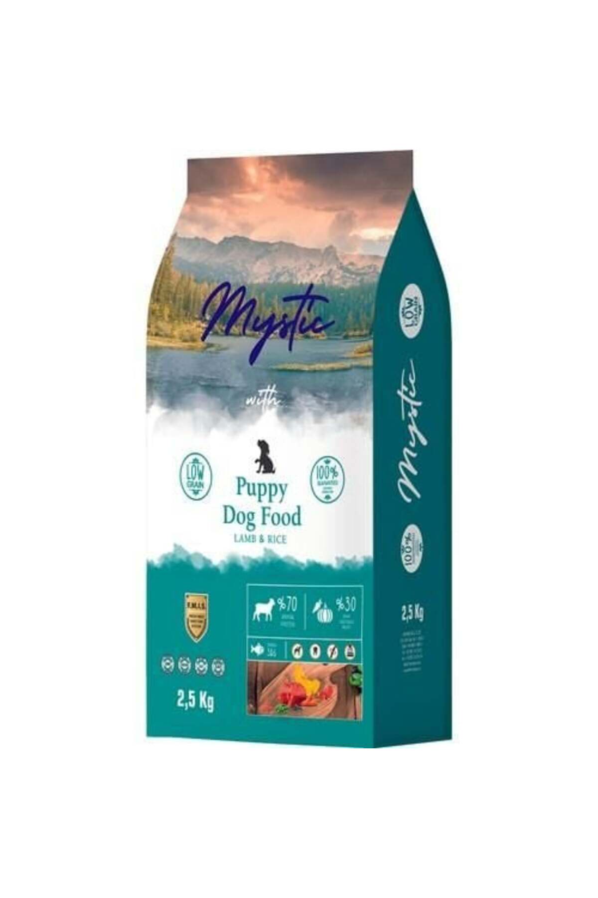 غذای خشک سگ کم‌غله با طعم بره، میستیک Mystic، ۲٫۵ کیلوگرم 2,5 Kg