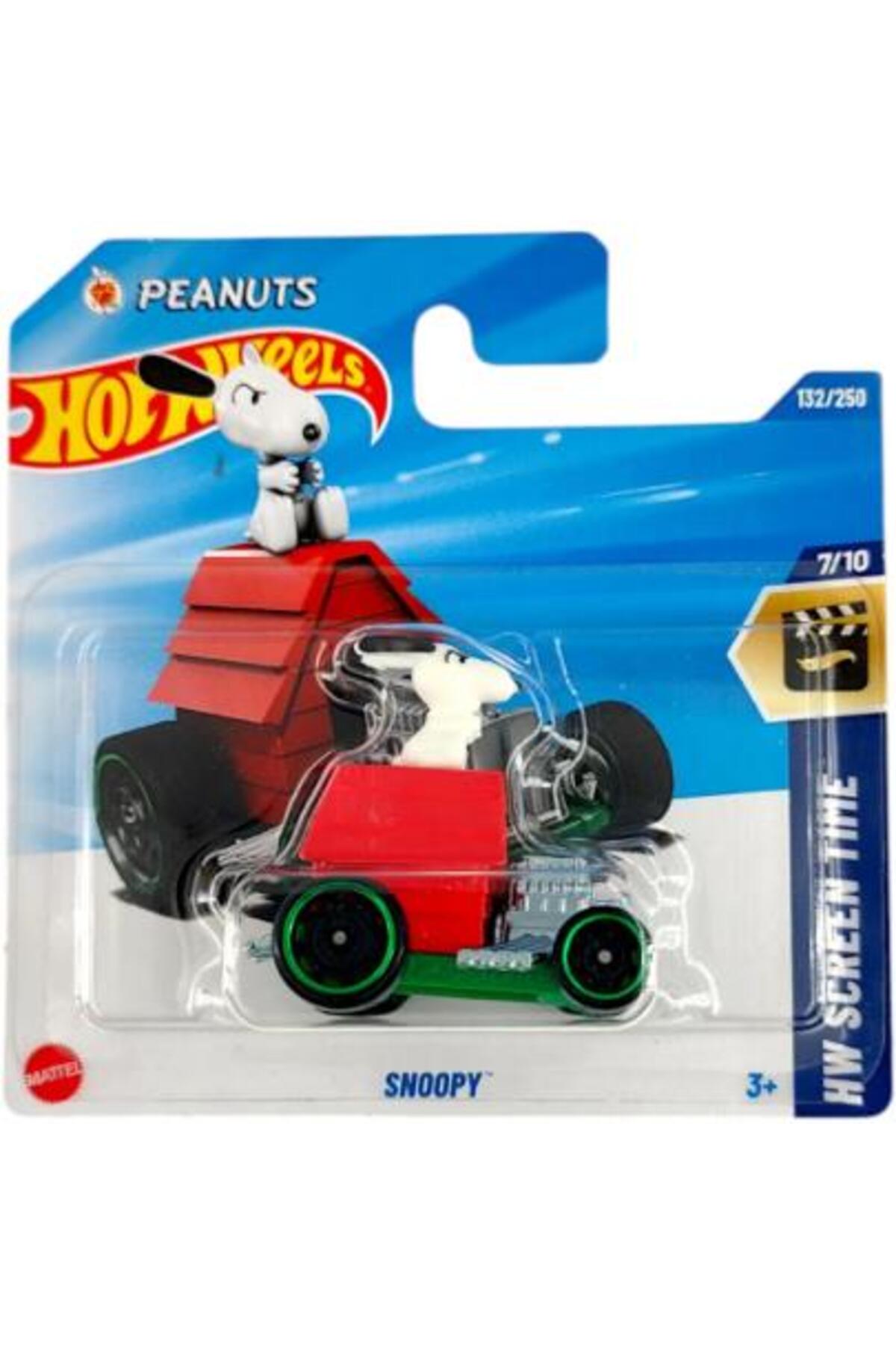 ماشین اسباب بازی SINGES SNOOPY HYW62 زمان صفحه نمایش HW هات ویلز اورجینال HOT WHEELS