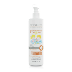 اسپری ضدآفتاب و مرطوب‌کننده کودک مینادرم Mineaderm مدل UV Protection & Hydration Kids با SPF50+ حجم ۲۰۰ میلی‌لیتر