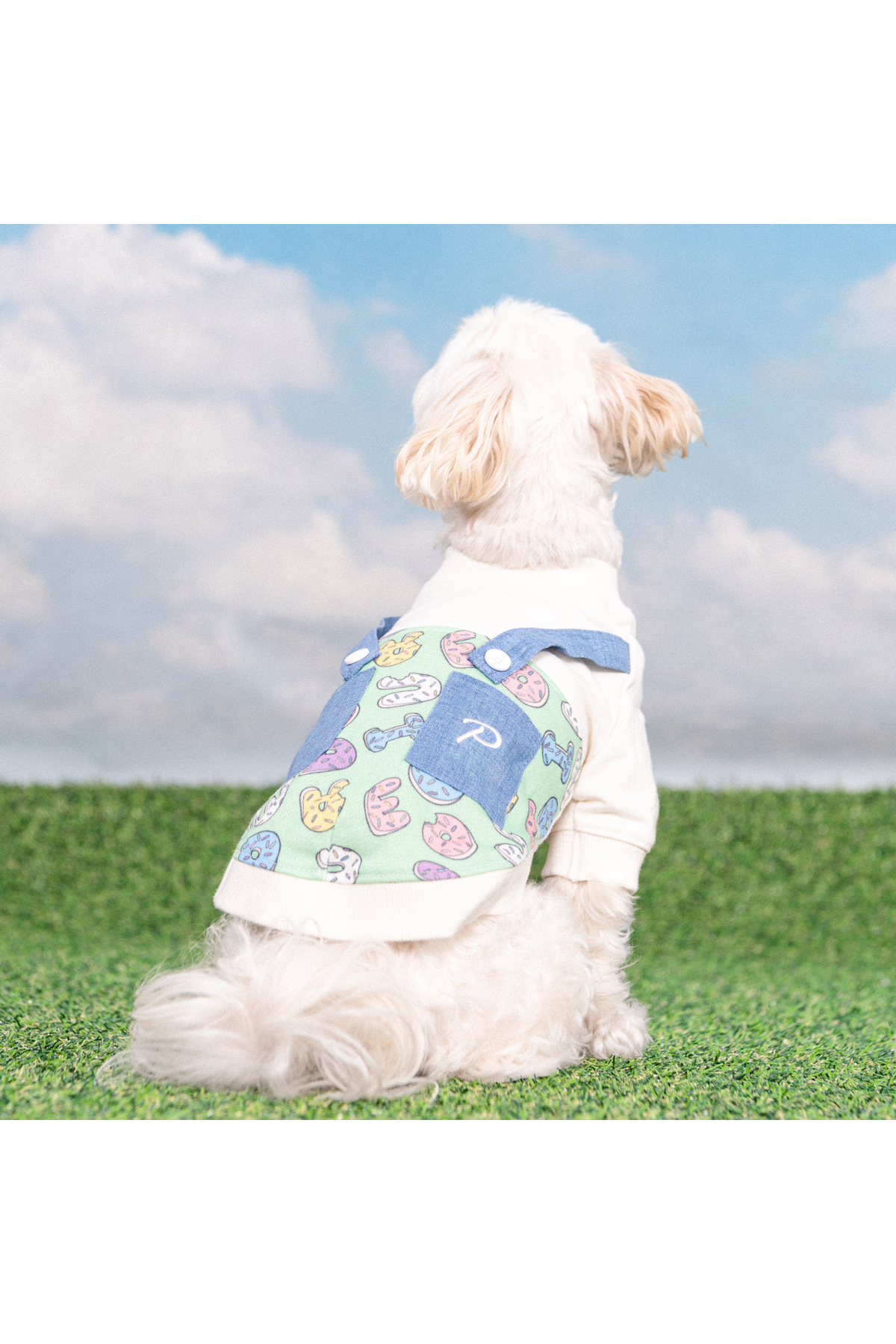 لباس سگ بندی Maisy از پوپیا Puppia، مدل PAZA-TS2165، بژ