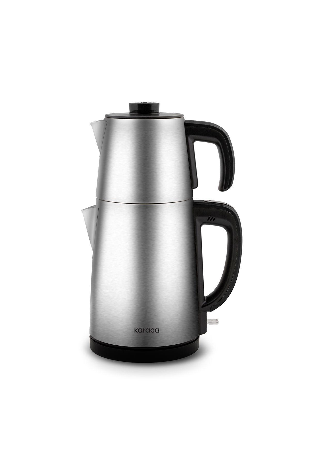 چای ساز دستگاه خوری و کتری کروم GASTRO DEM 2 IN 1 INOX اورجینال Karaca