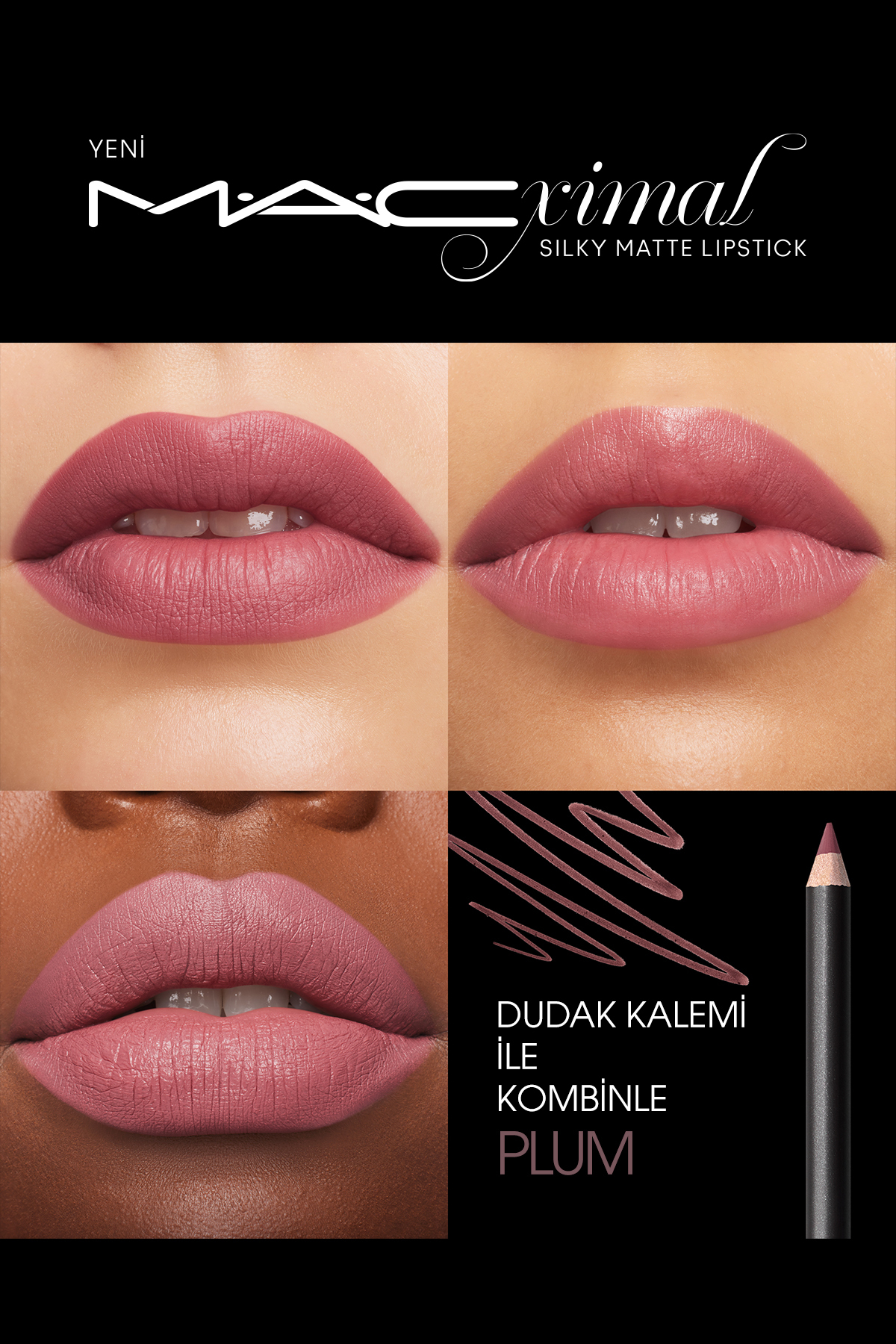 Mac  رژ لب مات مخملی MAC مدل MEHR پیگمنت قوی و جذاب