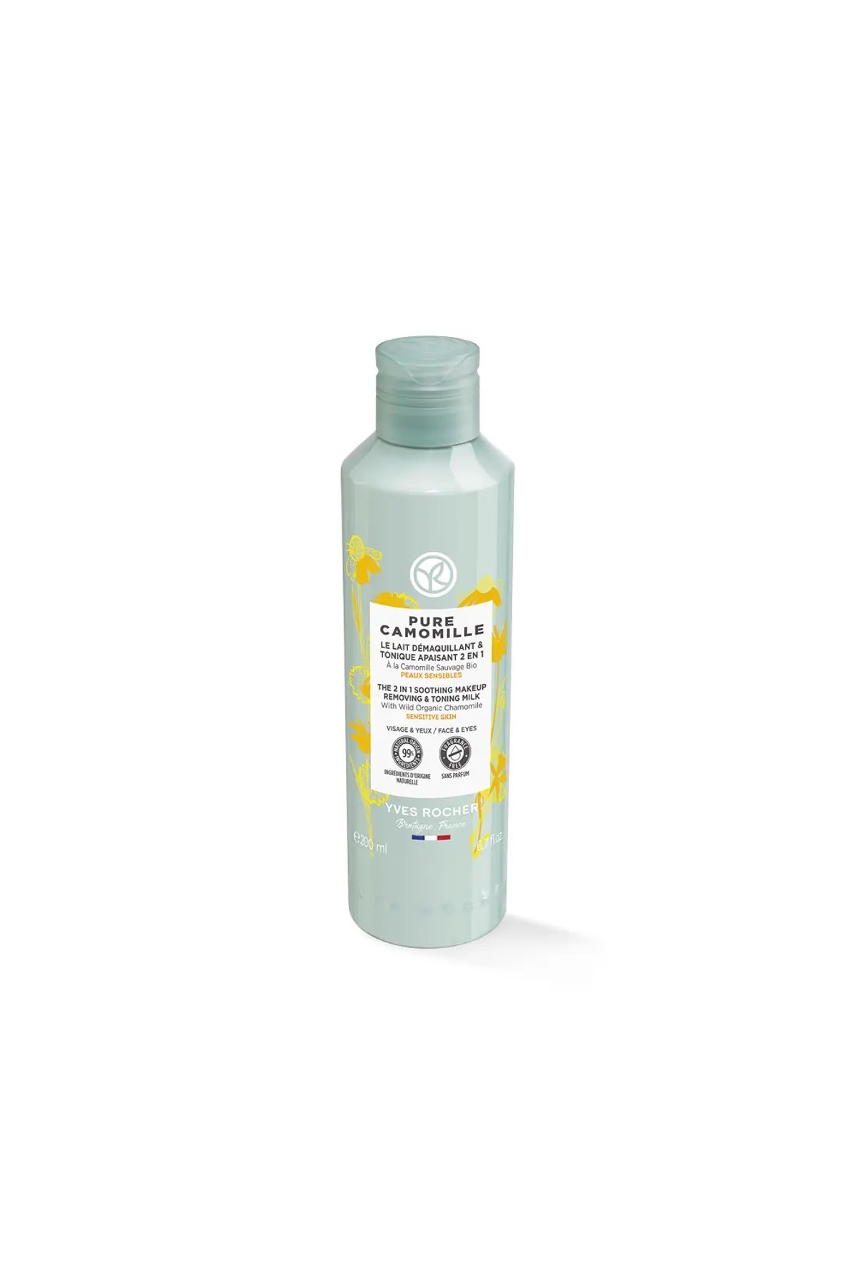 پاک کننده آرایش حساسیت‌زدایی و تونیک PURE CAMOMILLE 2SI 1 INTEGRATION 200 میلی لیتر ایوروشه Yves Rocher