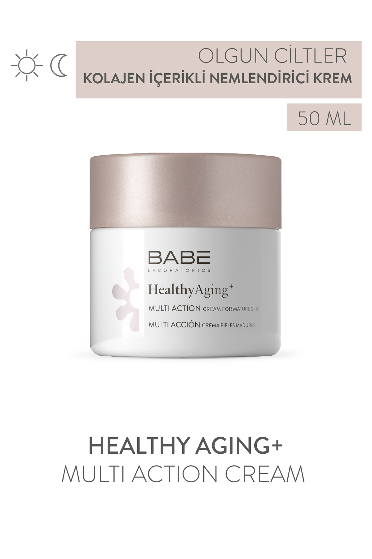 کرم صورت مولتی اکشن بیبی برای پوست بالغ مراقبت از 50 میل Babe Laboratorios