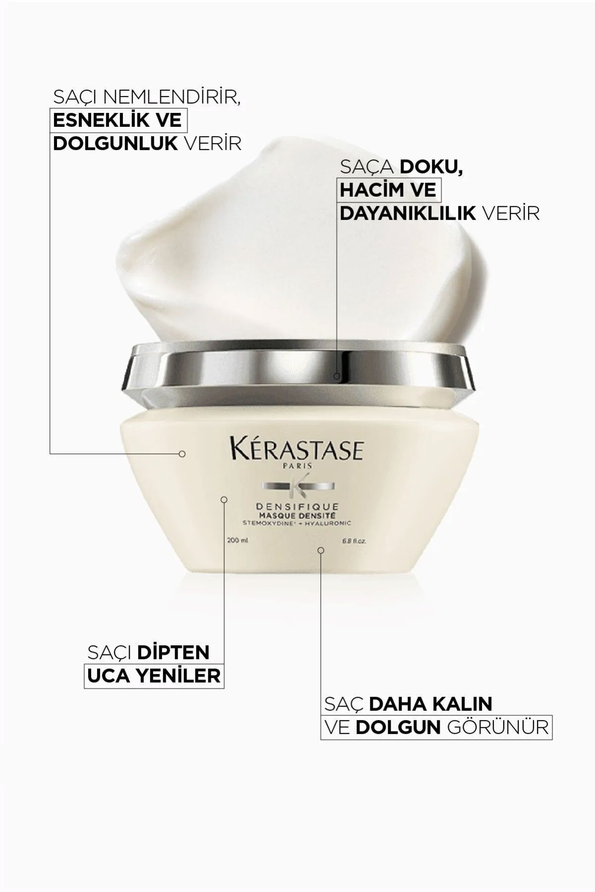 ماسک تقویت‌کننده موی دنسیفیک سری 200 میلی‌لیتر کراستاس Kerastase
