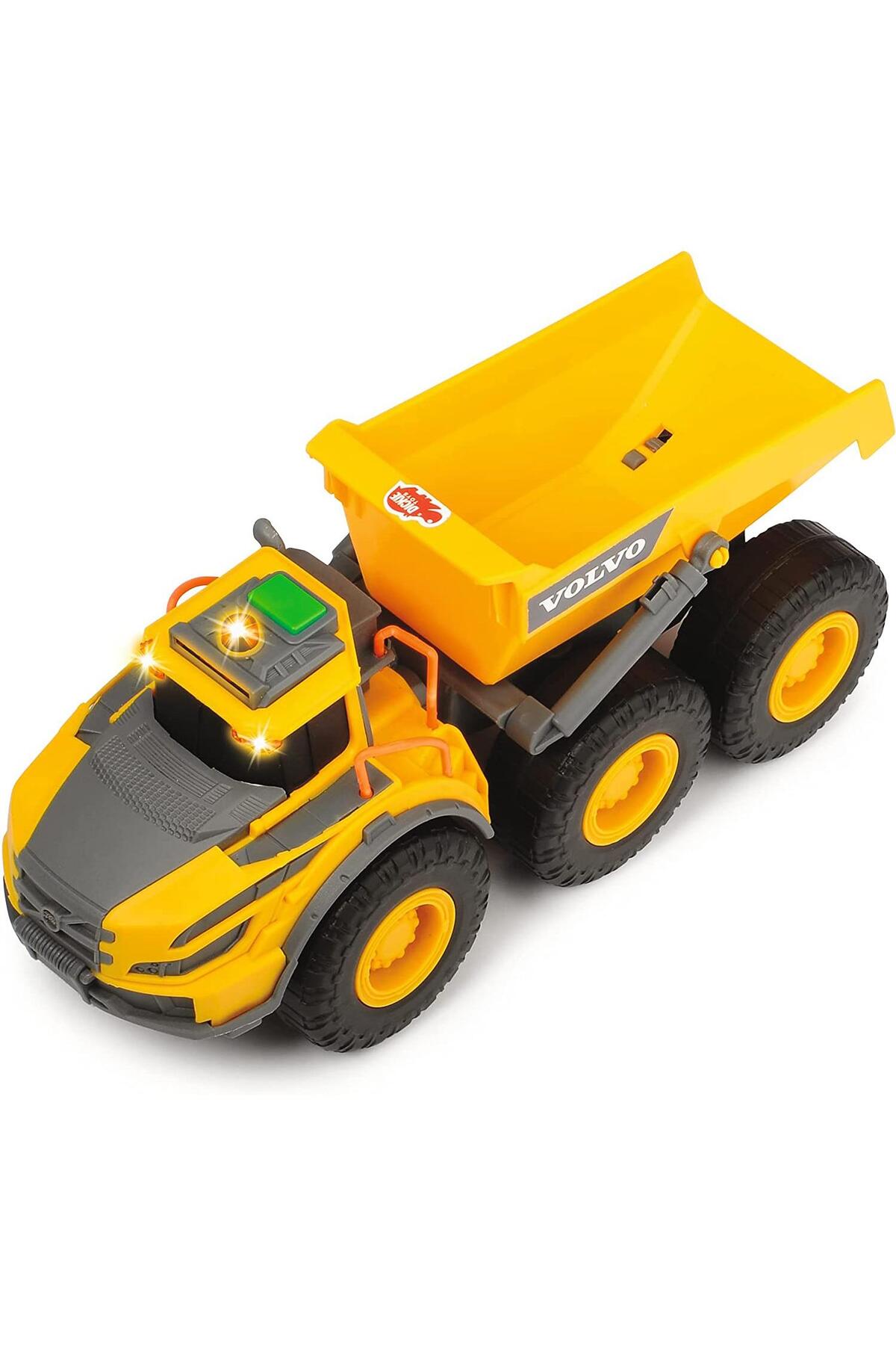 مدل خودرو کامیون حامل ولوو دارای مجوز DICKIE با مفصلی صدا و سبک ARTICULATED HAULER اورجینال Genel Markalar