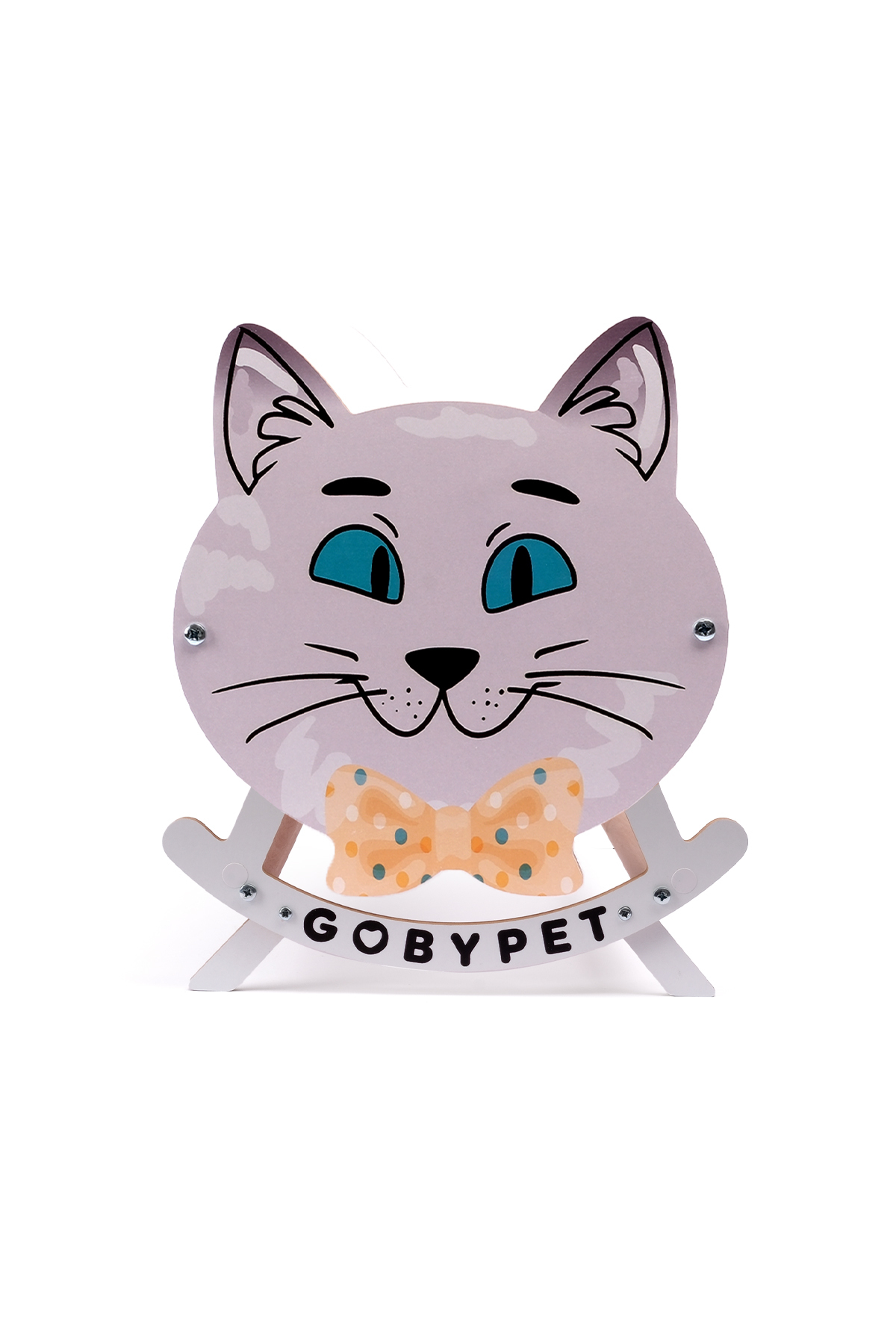 گهواره تاب‌دار گربه با طرح شاد، گوبی‌پت GOBYPET چندرنگ