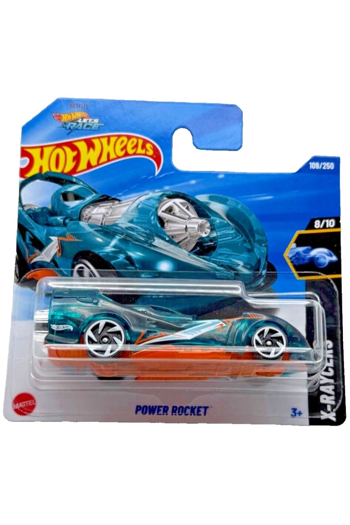 ماشین اسباب بازی POWER ROCKET 2025 X RAYCERS SERIES 1:64 RACING CAR 8 10 هات ویلز اورجینال HOT WHEELS