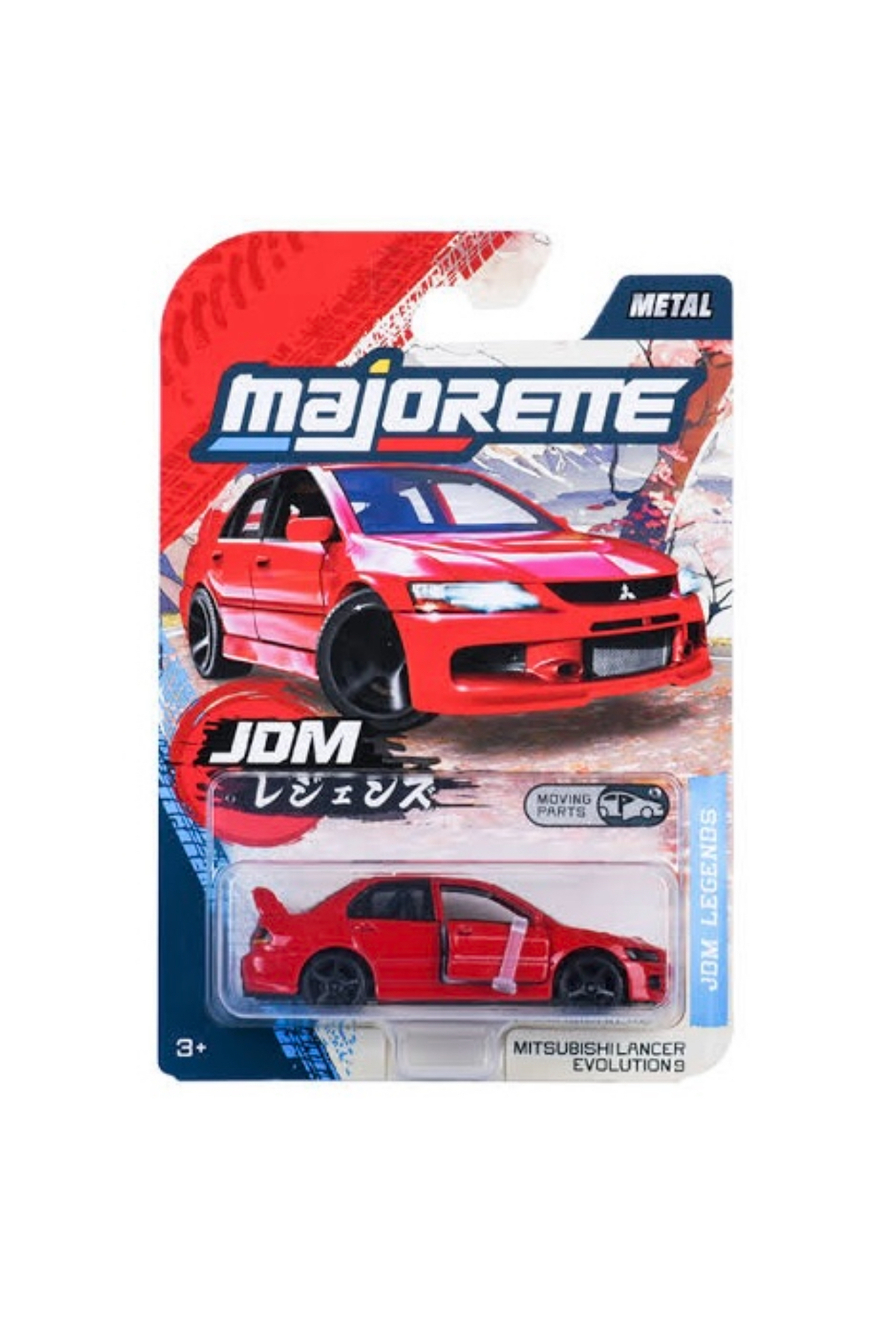 ماشین اسباب بازی MAJORETTE JDM LEGEND MITSUBISHI LANCER EVO 9 از ترکیه HOT WHEELS