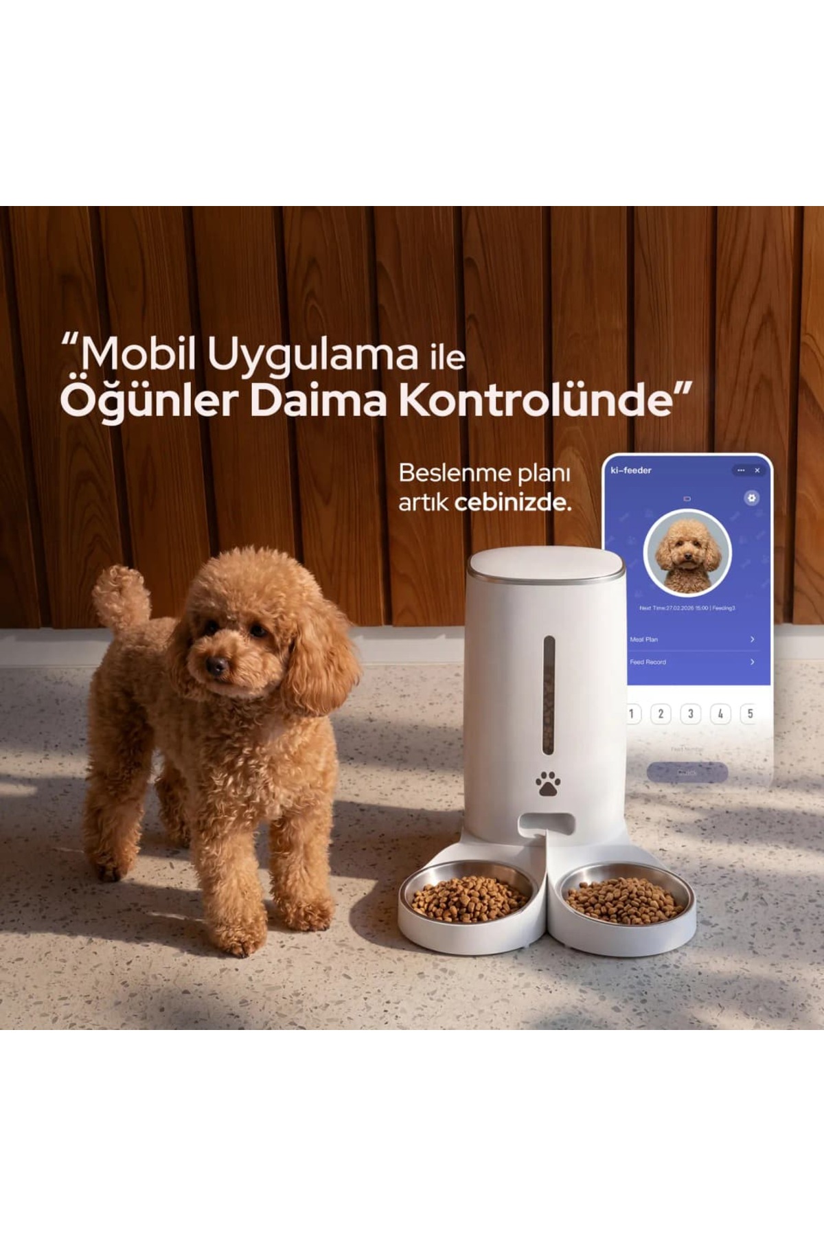ظرف غذای هوشمند خودکار کی پاو k paw Ki-Feeder