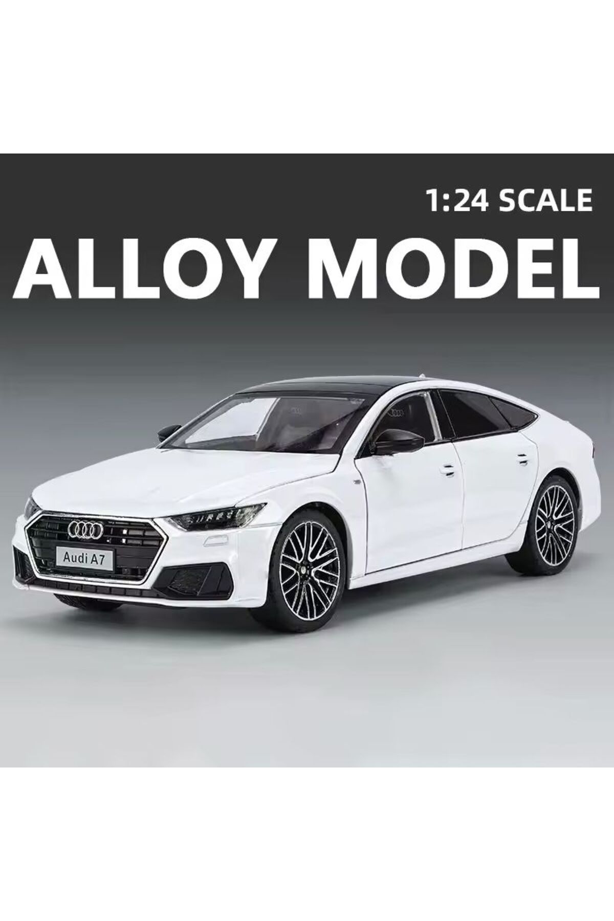 مدل خودرو آئودی A7 METAL CAR DIECAST 1.24 COLLECTION اورجینال scntoys