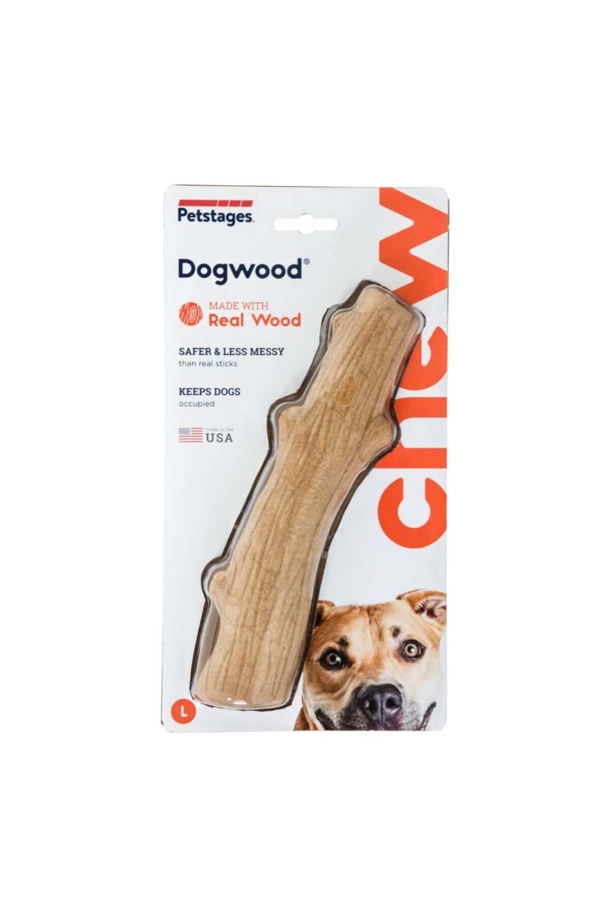 استخوان جویدنی سگ چوب پاپایا Durable Stick Large 219 سفید