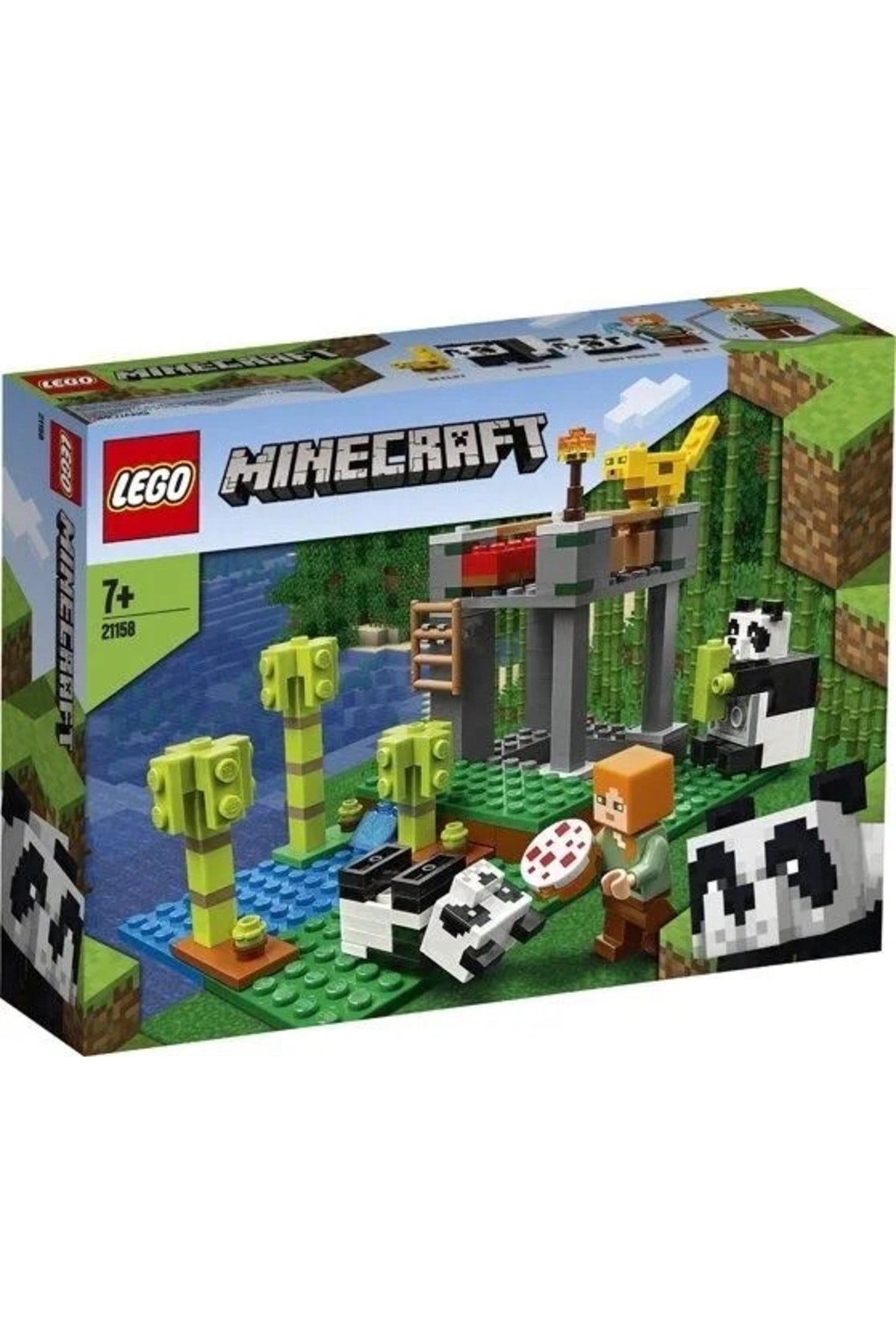 لگو و اسباب بازی های ساخت محور ® MINECRAFT™ 21158 PANDA NEST اورجینال LEGO