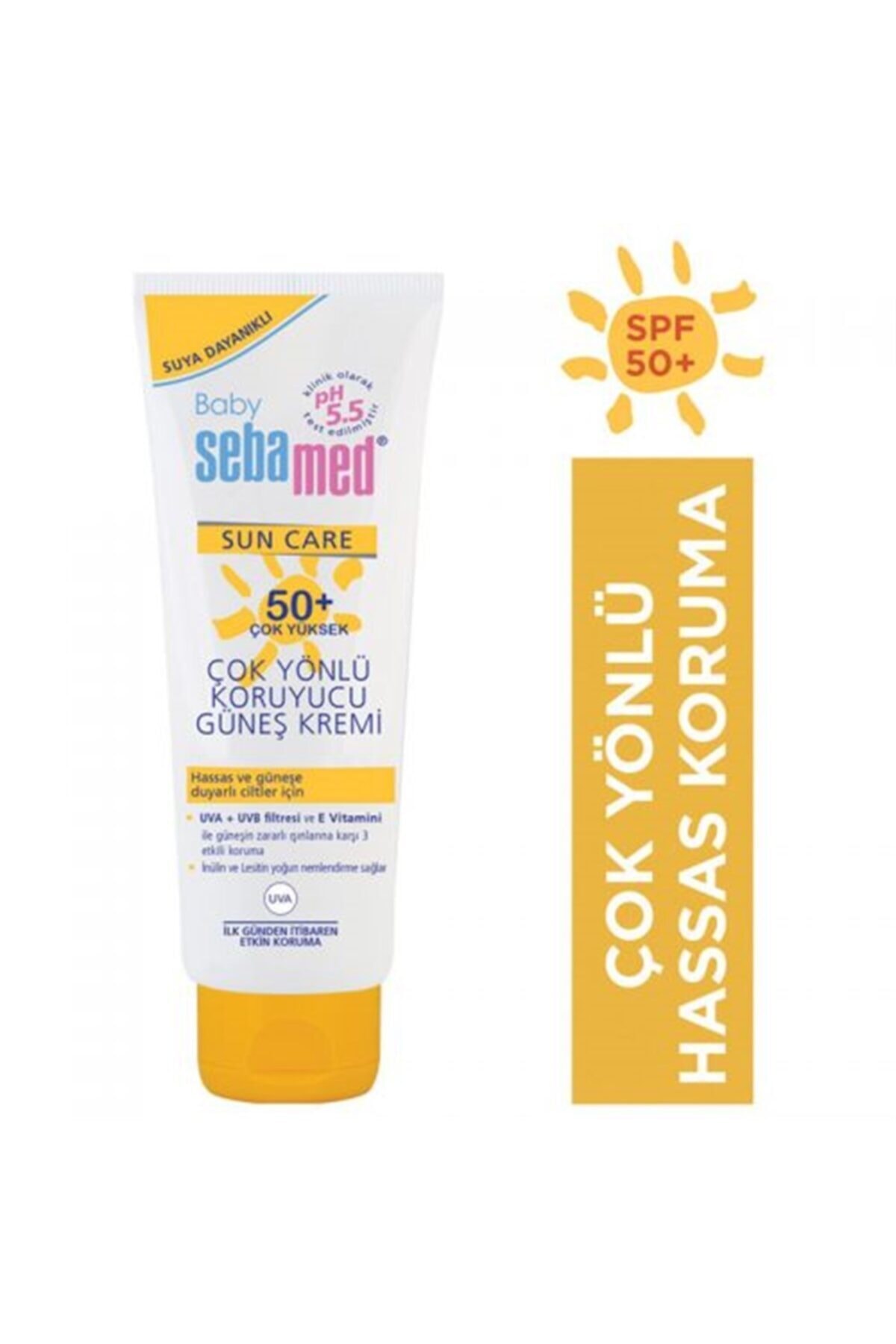 Sebamed کرم ضد آفتاب SPF+50 بچگانه 75 میلی لیتر