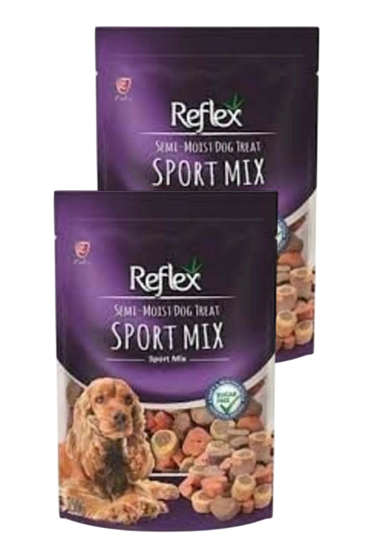 تشویقی سگ رفلکس Reflex سری Semi Moist Sport Mix، بسته دوتایی 150 gr