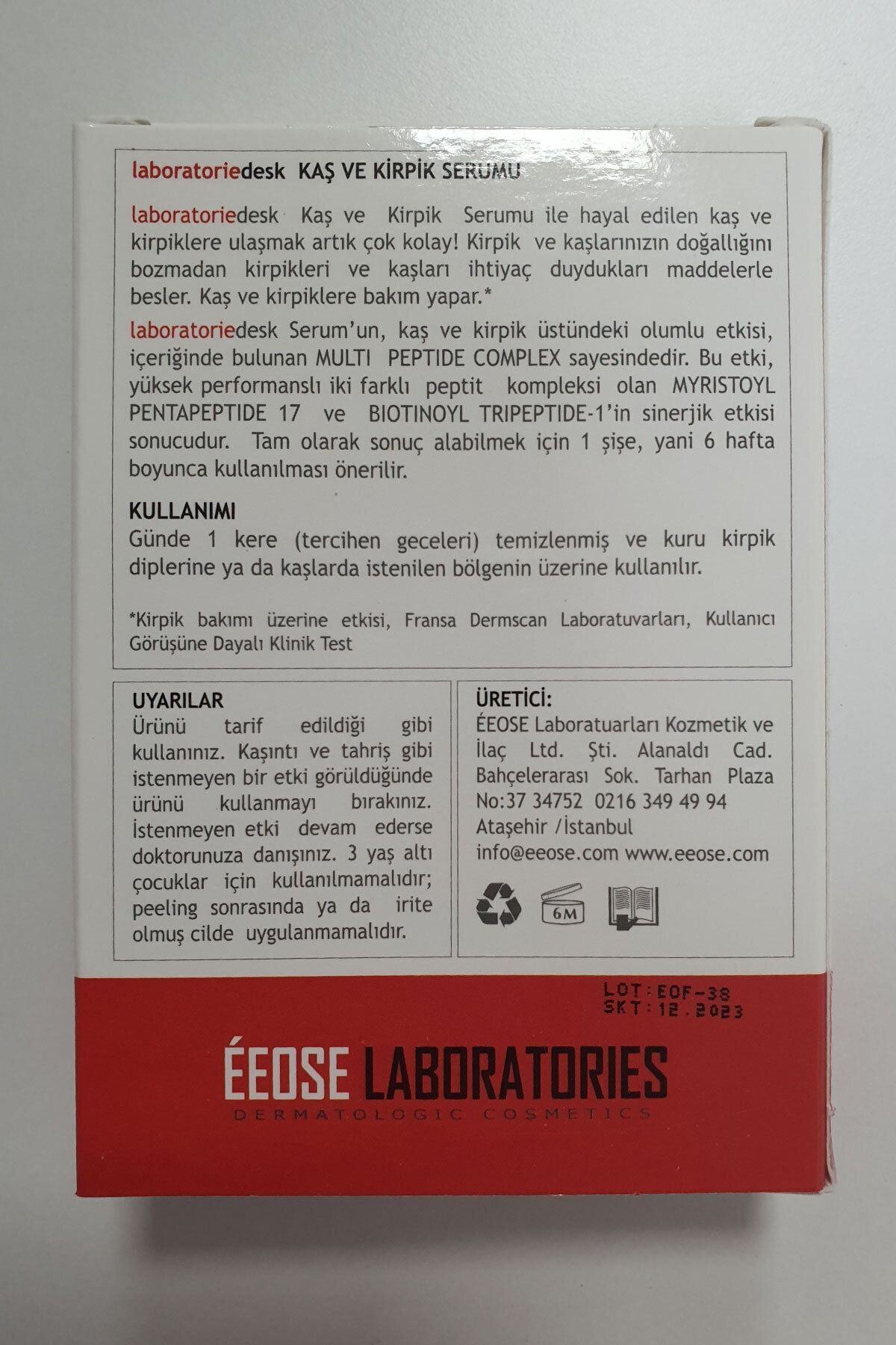 سرم ابرو و مژه 8 میلی‌لیتری با کیفیت عالی Eeose