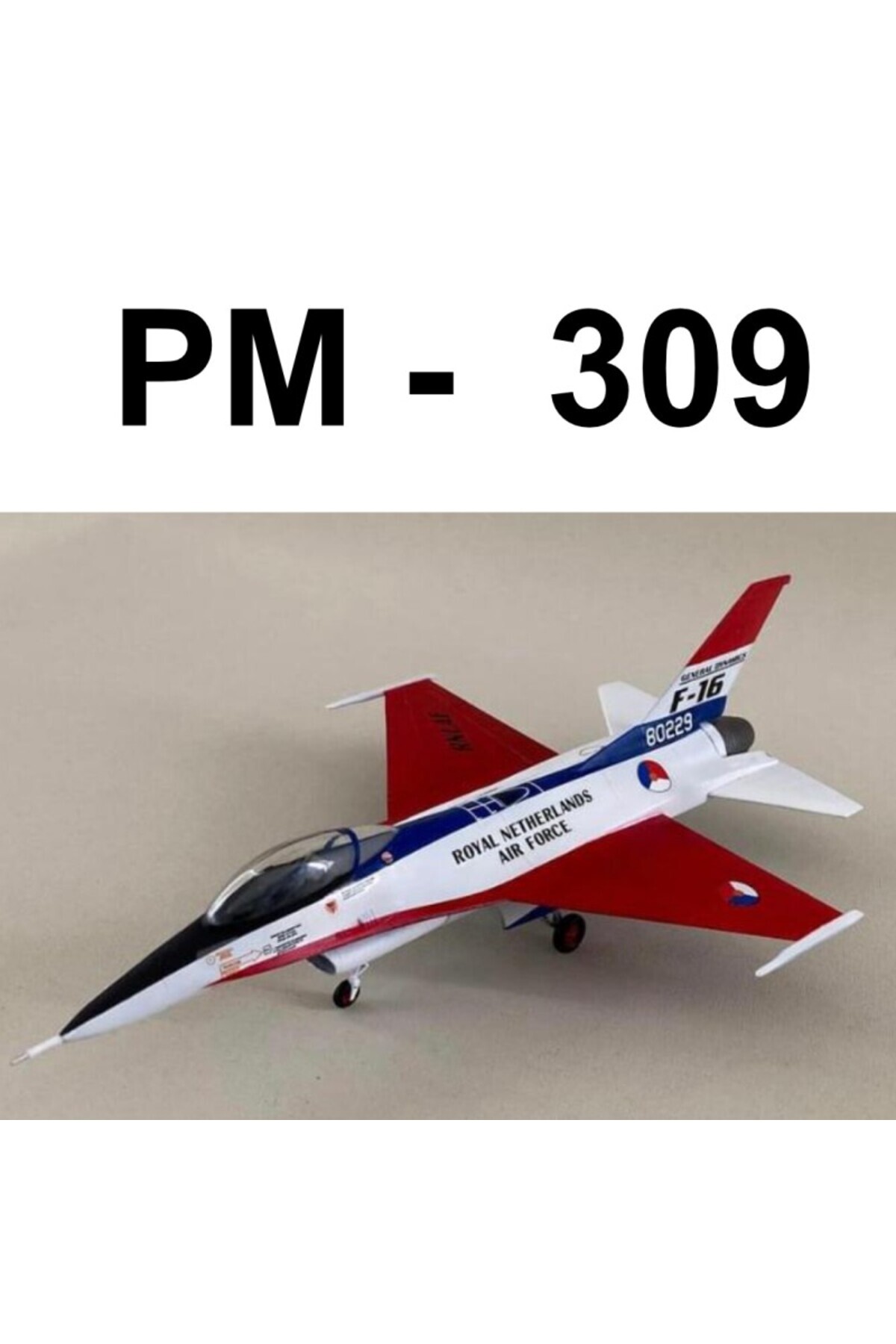 مدل خودرو کیت هواپیمای پلاستیکی F 16 A ROYAL هلند و ایالات متحده آمریکا PM از ترکیه PM