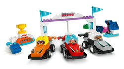 مجموعه ساختنی مسابقه‌ای فرمول ۱ لگو LEGO دوپلو DUPLO مدل 10445، ۷۰ قطعه، حداقل ۲ سال