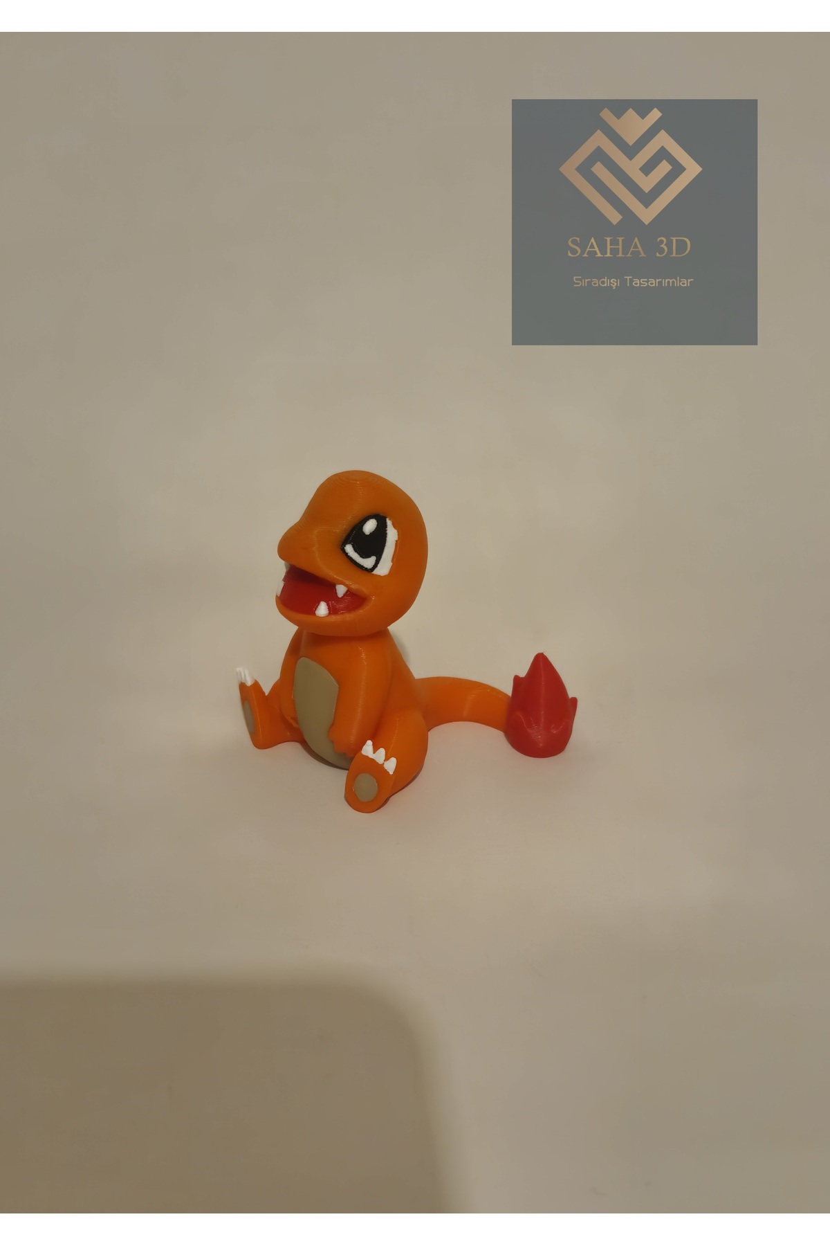 فیگور توپ پوکمون پوک با هدیه چارماندر از ترکیه saha3d sıradışı tasarımlar