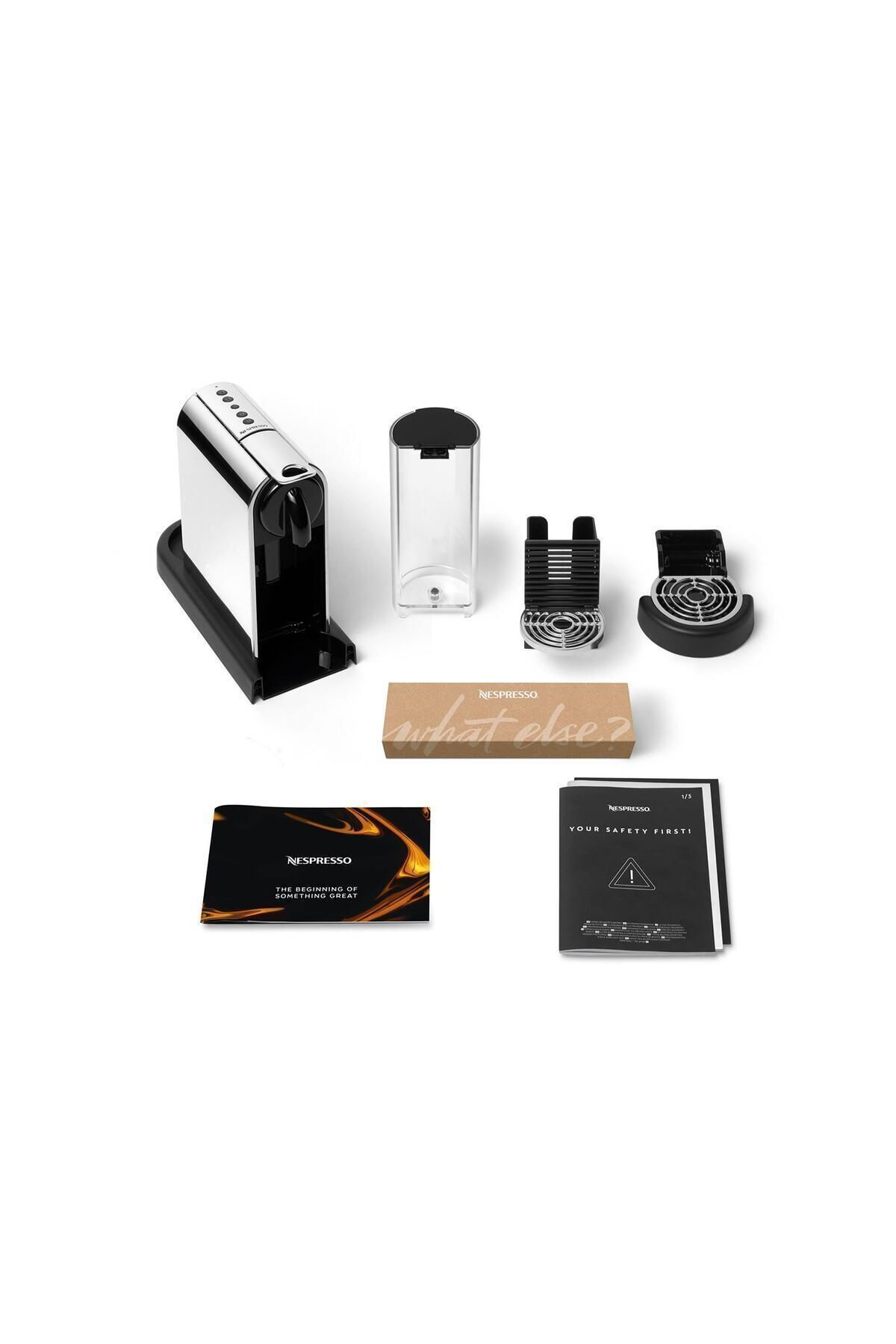 دستگاه اسپرسو و کاپوچینو قهوه ساز کپسول فولادی ضد زنگ D140 CITIZ PLATINUM اورجینال Nespresso
