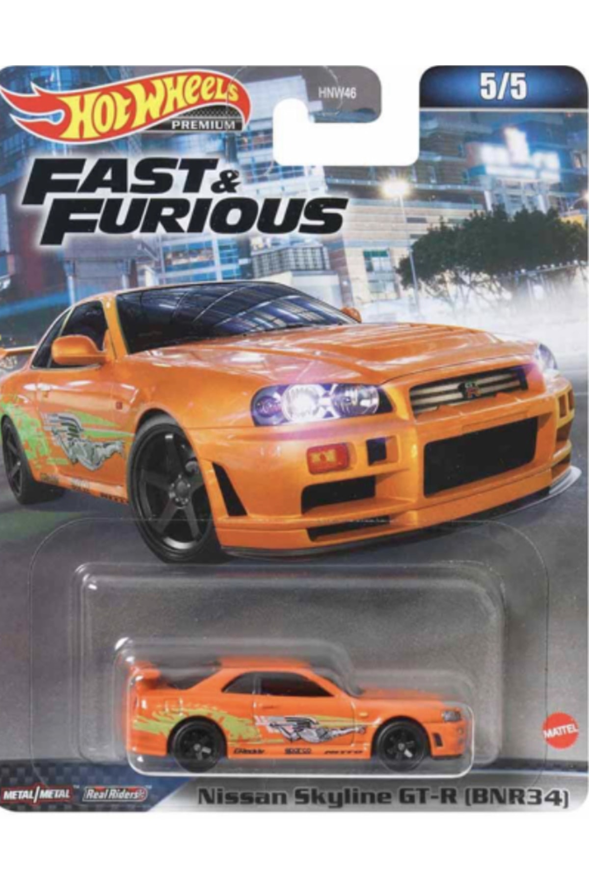 ماشین اسباب بازی حق بیمه سریع و خشمگین نیسان SKYLINE GT R BNR34 34 مدل نادر HNW46 HNW47 هات ویلز اورجینال HOT WHEELS