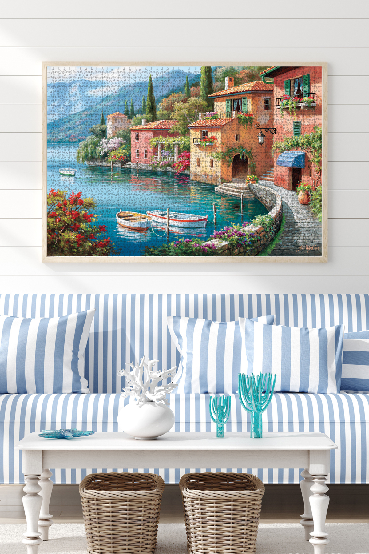 پازل 2000 قطعه VILLAGIO DAL LAGO 3950 اورجینال Anatolian Puzzle