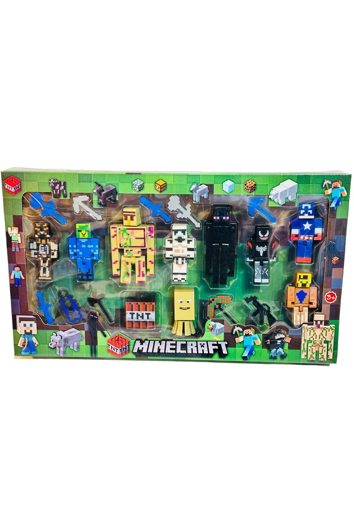 اسباب بازی های فیگور شخصیت لوازم جانبی MINECRAFT XL 20 PIECES TOY HEROES FIGURE MAYKRAFT tmtoysandmore