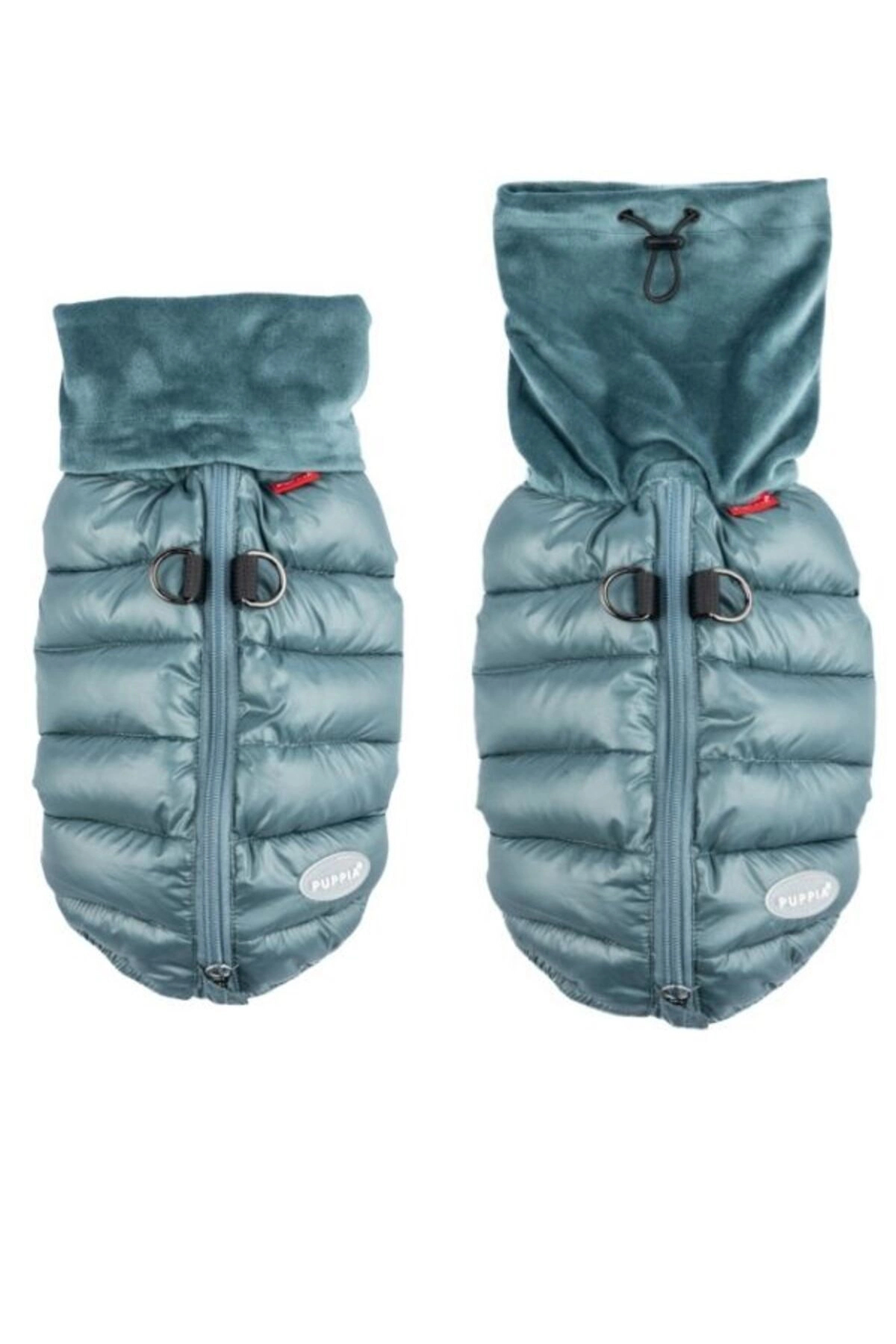 جلیقه پفی سگ پوپیا Puppia Glacier Snood، مدل PAZD-UV2261 فیروزه‌ای