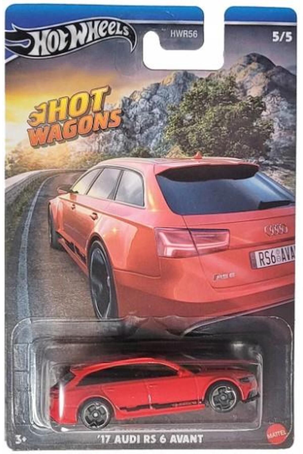 ماشین اسباب بازی WAGONS HOT '17 AUDI RS 6 AVANT HWR56 HRR85 هات ویلز اورجینال HOT WHEELS