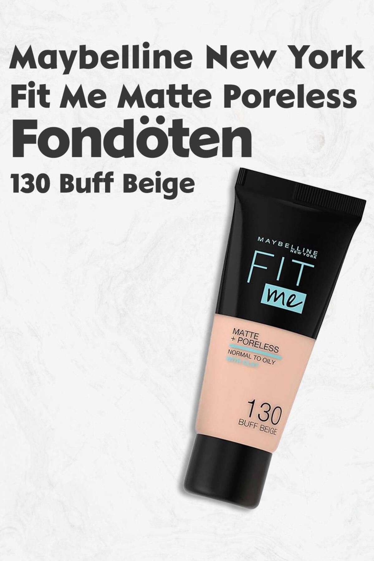 فرم پودری ضد جوش و مات کننده مایبلین فیت می 130 بف بیژ میبلین Maybelline New York