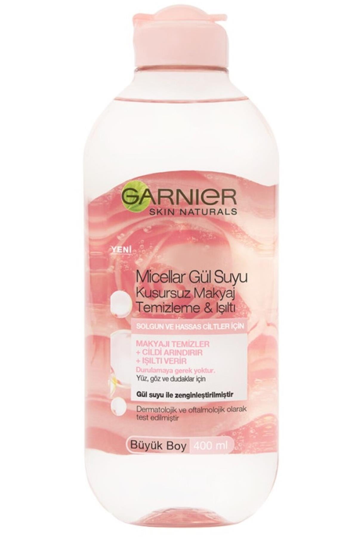 کرم صورت آرایش آب گلاب میسل 400 میل EVXTZT1009491 Garnier