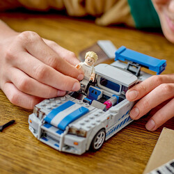 مجموعه ساختنی خودرو لگو LEGO اسپید چمپیونز مدل 76917، نیسان Skyline GT-R (R34)، ۳۱۹ قطعه، حداقل سن ۹ سال