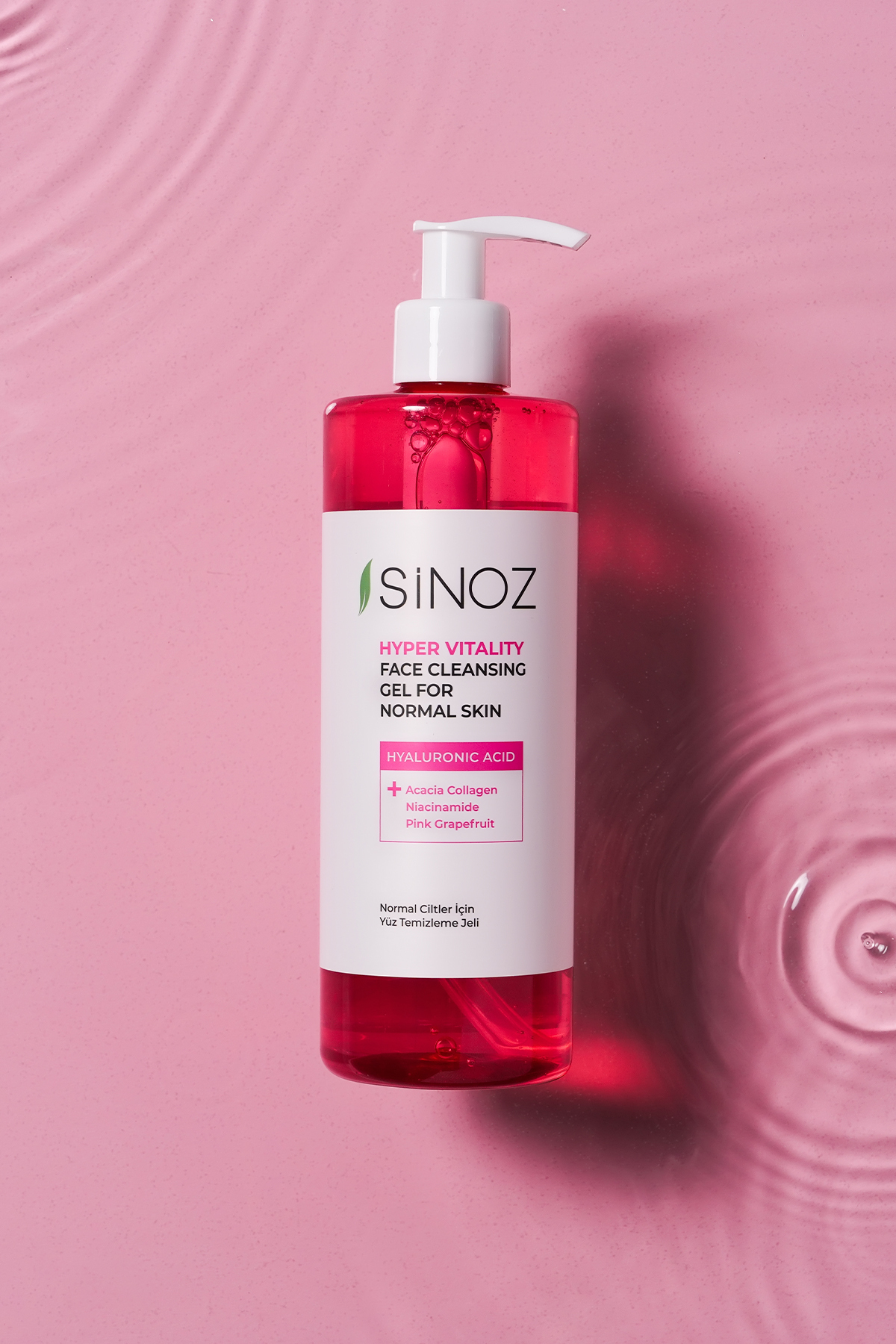 پاک کننده صورت ژل تمیز کردن برای پوست طبیعی 400 میل Sinoz