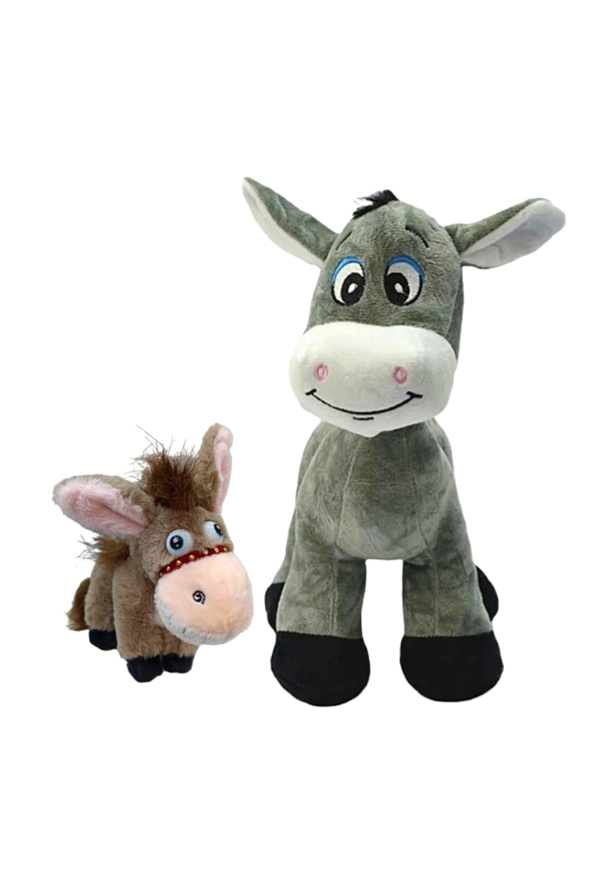 اسباب بازی های پشمی TOY PLUSH DONKEY 28 CM و COLT 15 هدیه خواب خر همبازی Şeker Adası