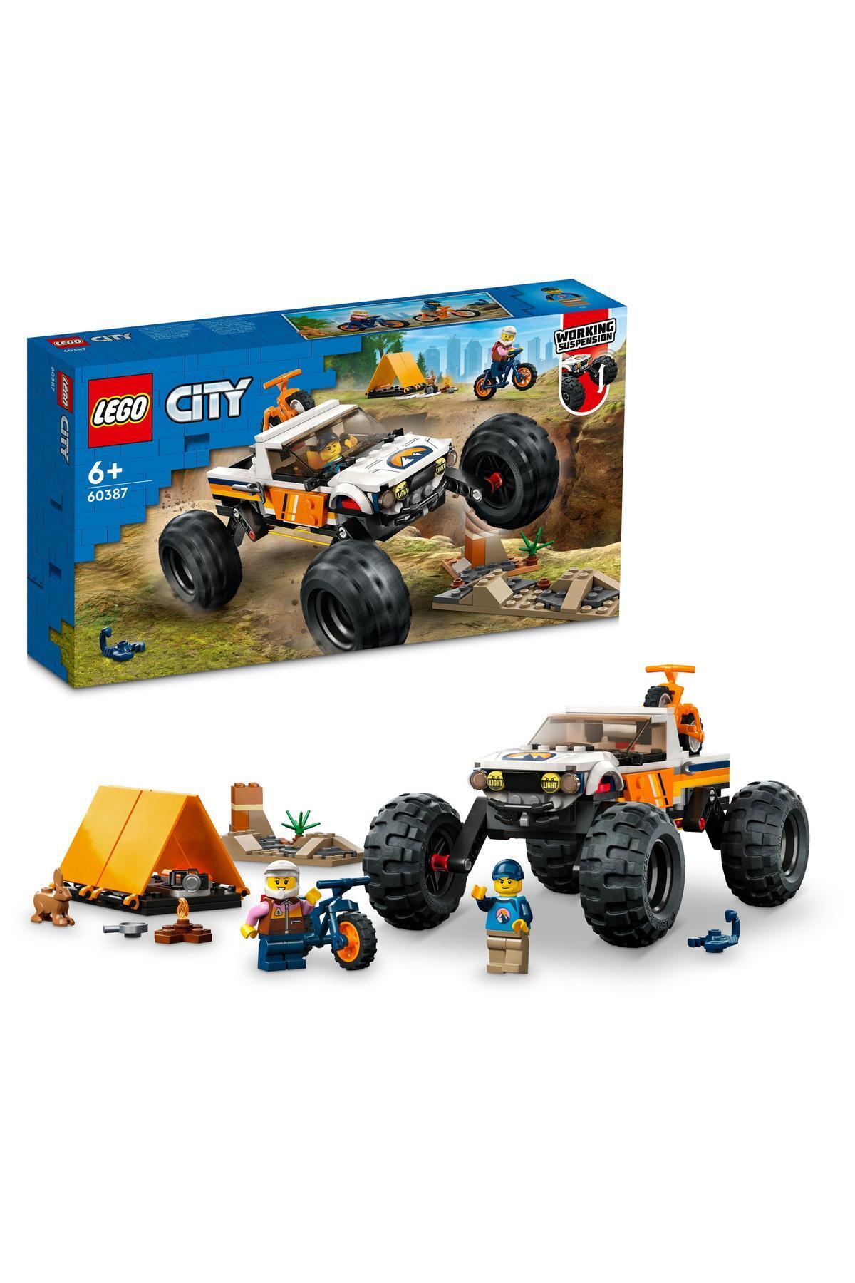 لگو ® شهر 4X4 ماجراهای زمینی 60387 ساز برای کودکان 6 ساله بالاتر اورجینال LEGO