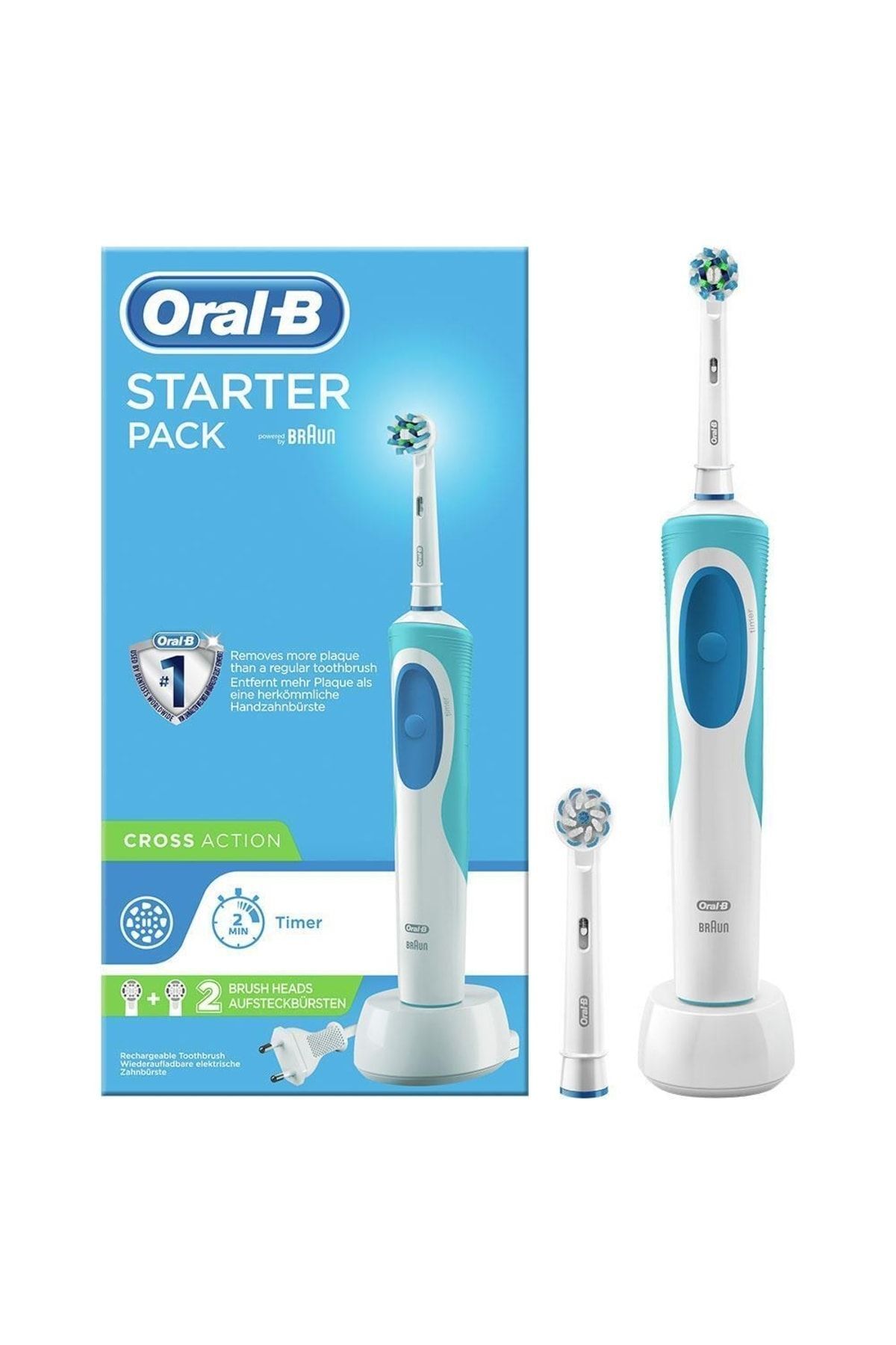 Oral-B مسواک برقی قابل شارژ با دو سر