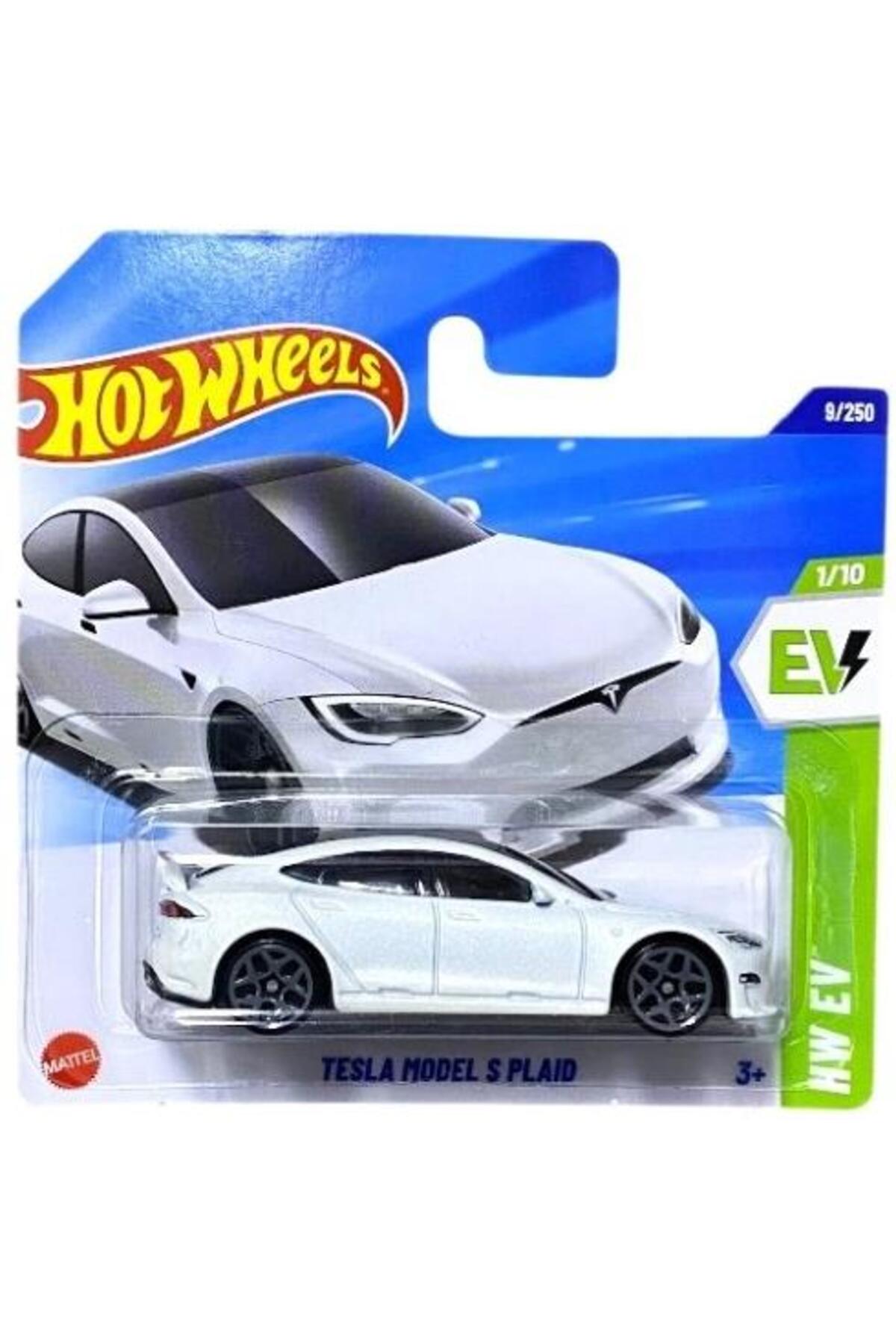 ماشین اسباب بازی های تکی تسلا مدل S شطرنجی HYX58 HW EV از ترکیه HOT WHEELS